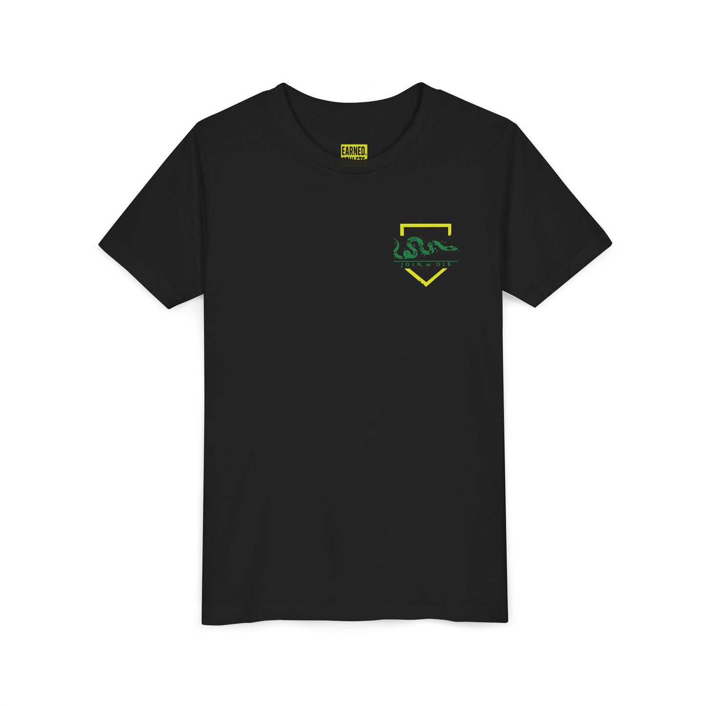 TURN TWO WITH BEN Youth Tee (Yellow Logo)