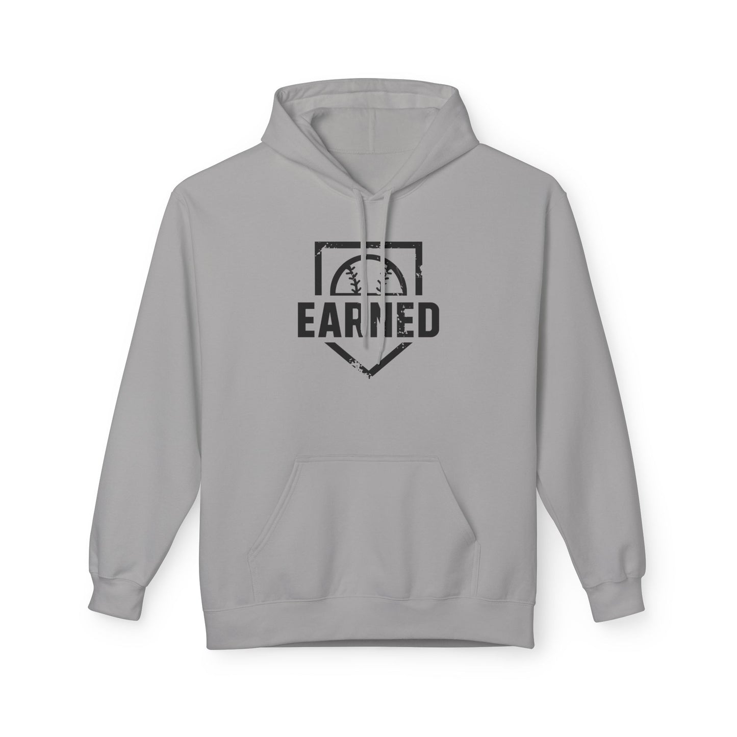 EARNED Logo Hoodie (Black Font)