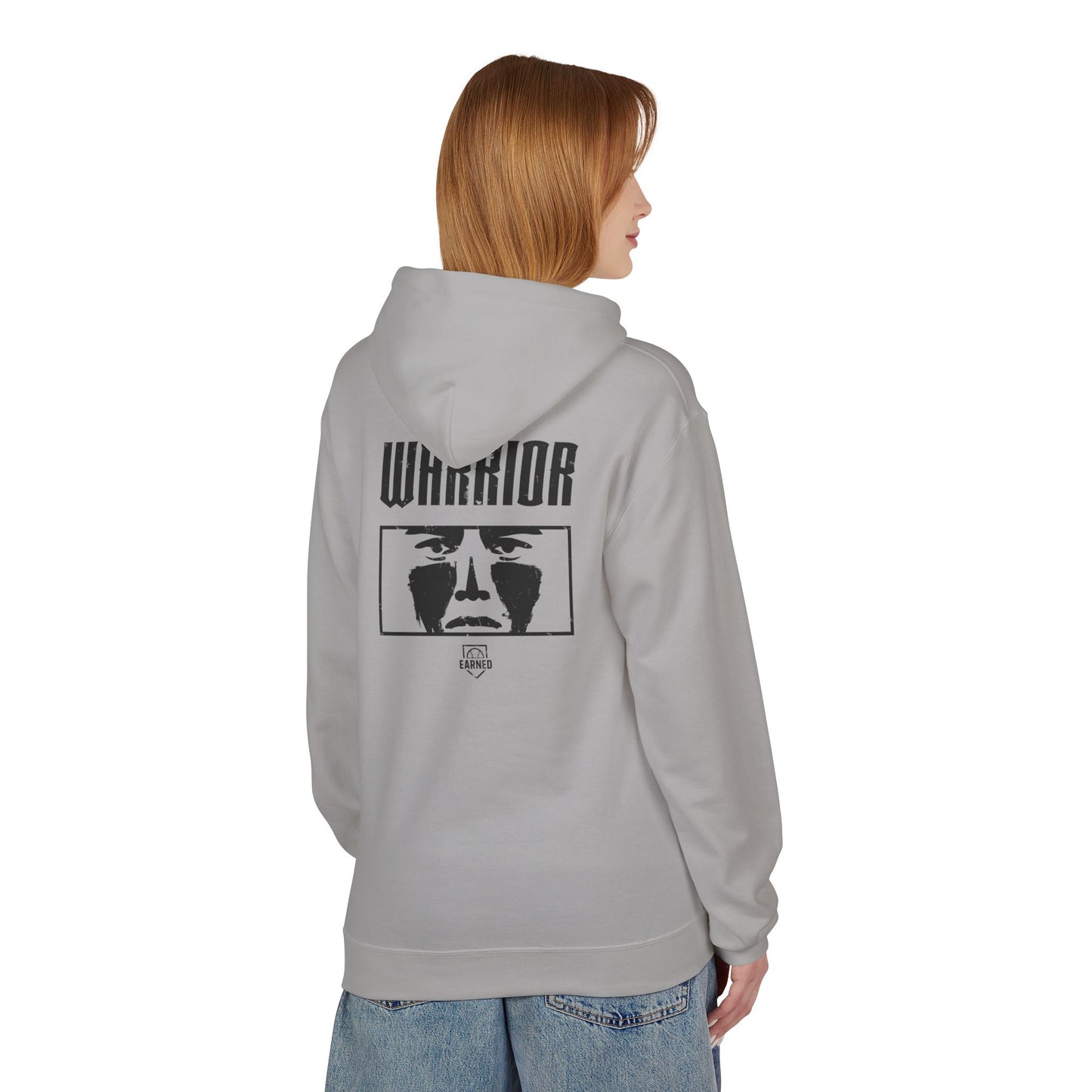 EYE BLACK NATION / WARRIOR Hoodie (Black Font)