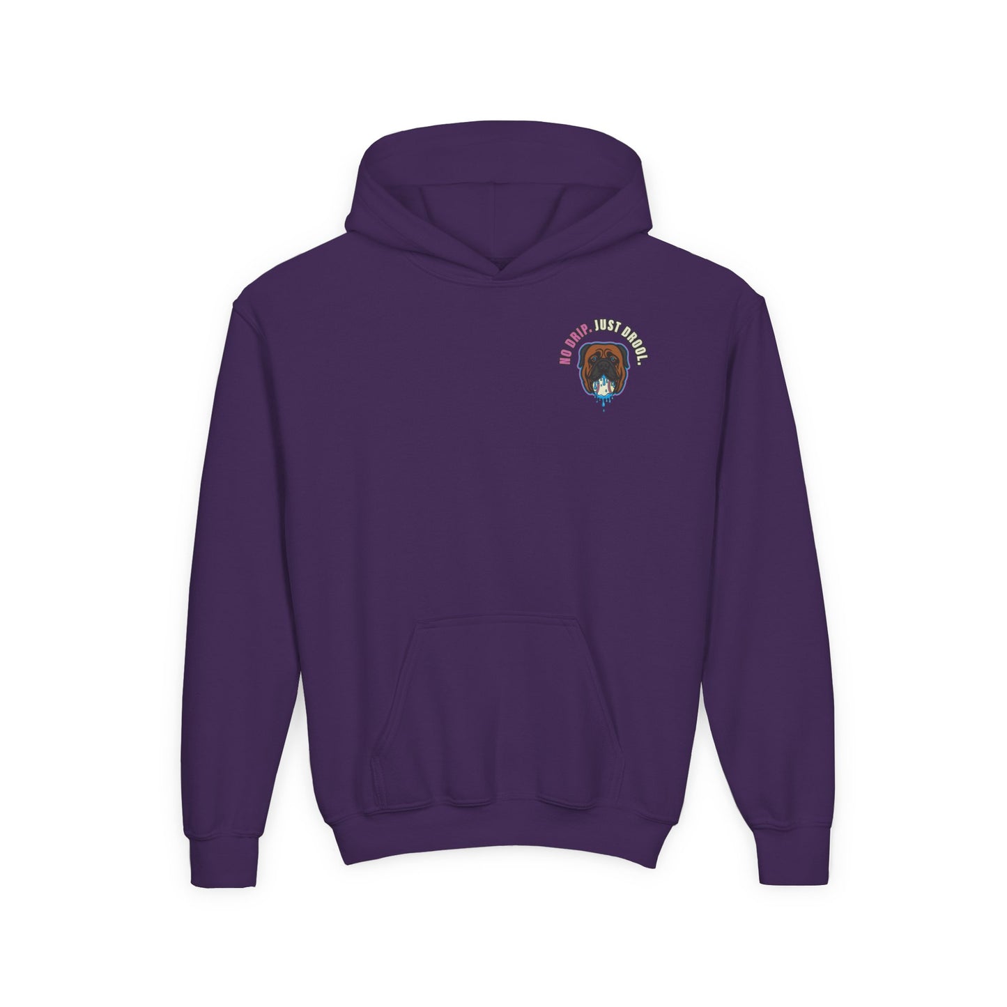 NO DRIP. JUST DROOL. Youth Hoodie - BARK PARK Collection