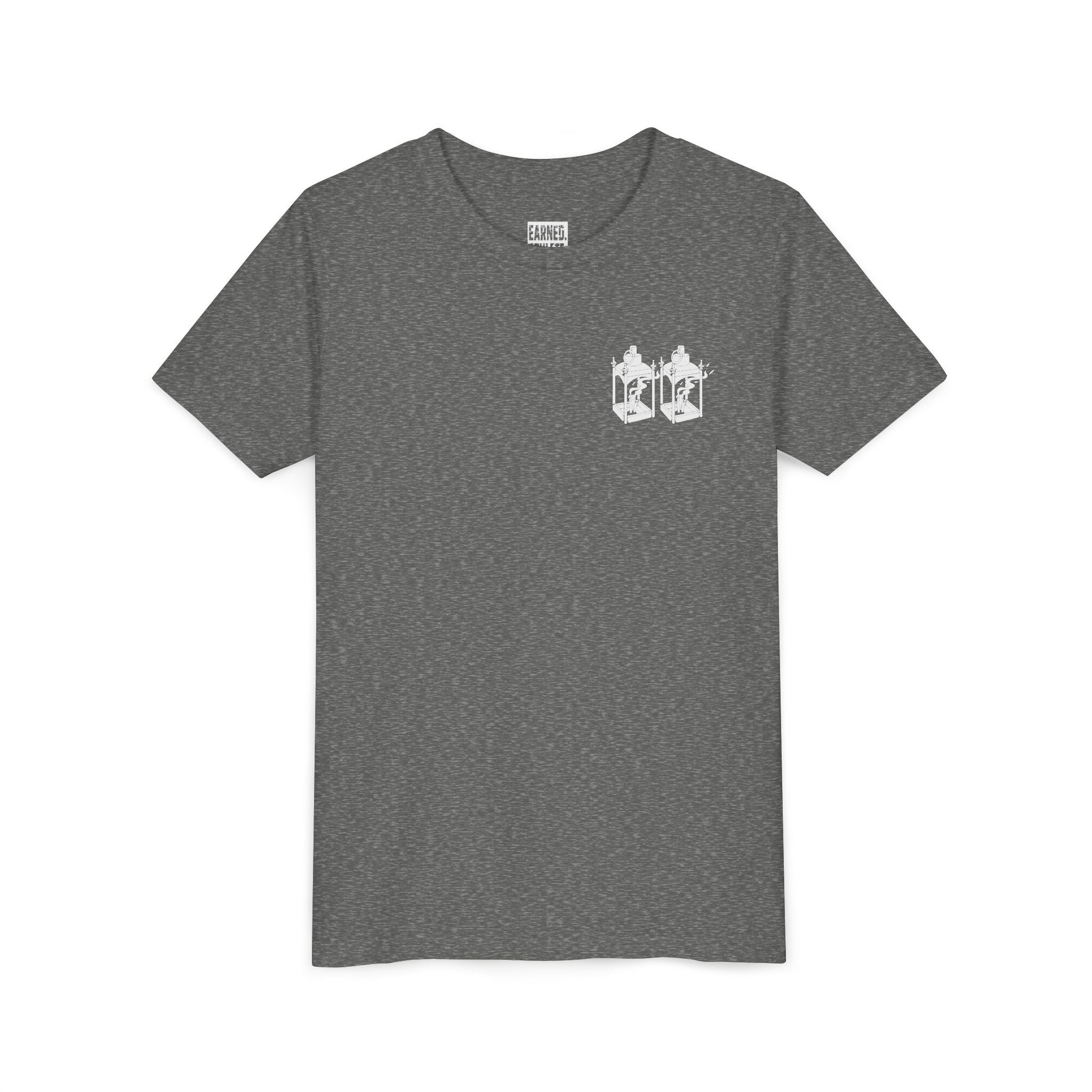 ONE IF BY LAND, TWO IF IT'S A DOUBLE Youth Tee (Paul Revere White)
