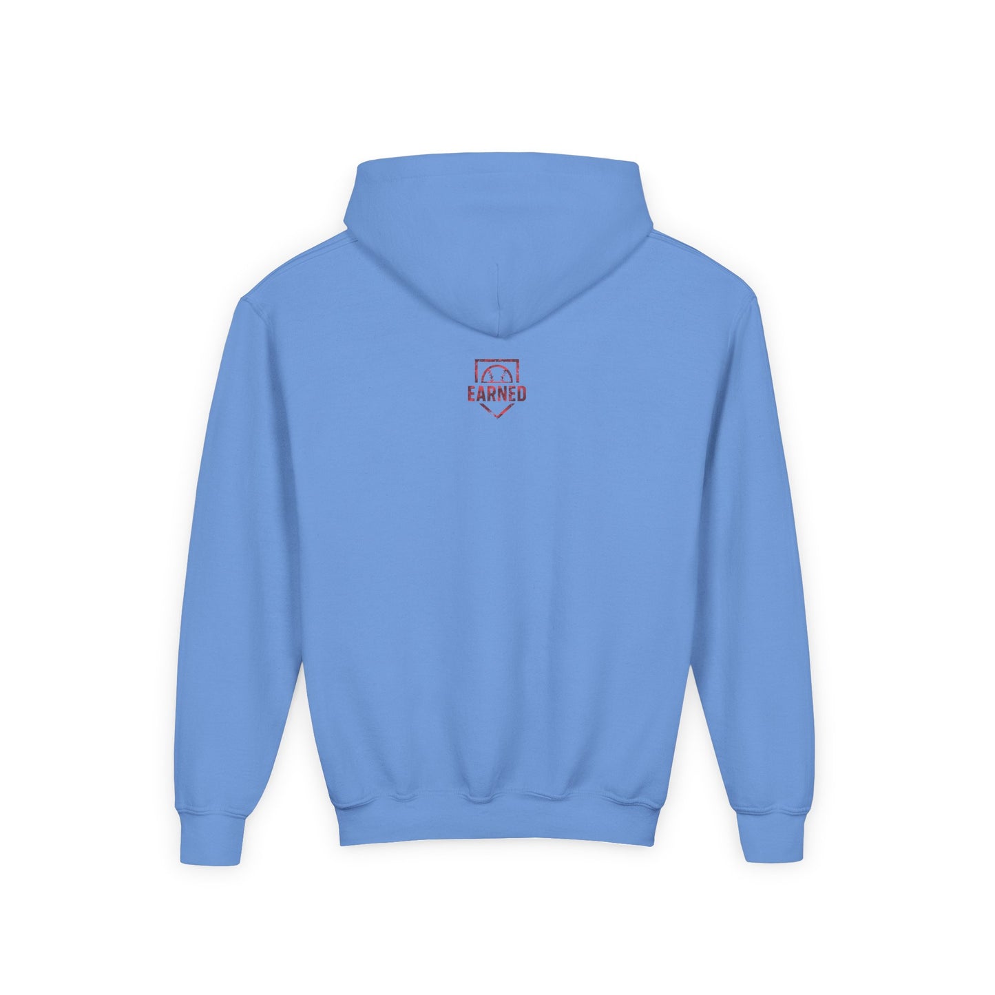 SHOWING UP ADDS UP Youth Hoodie (Red Camo Logo)