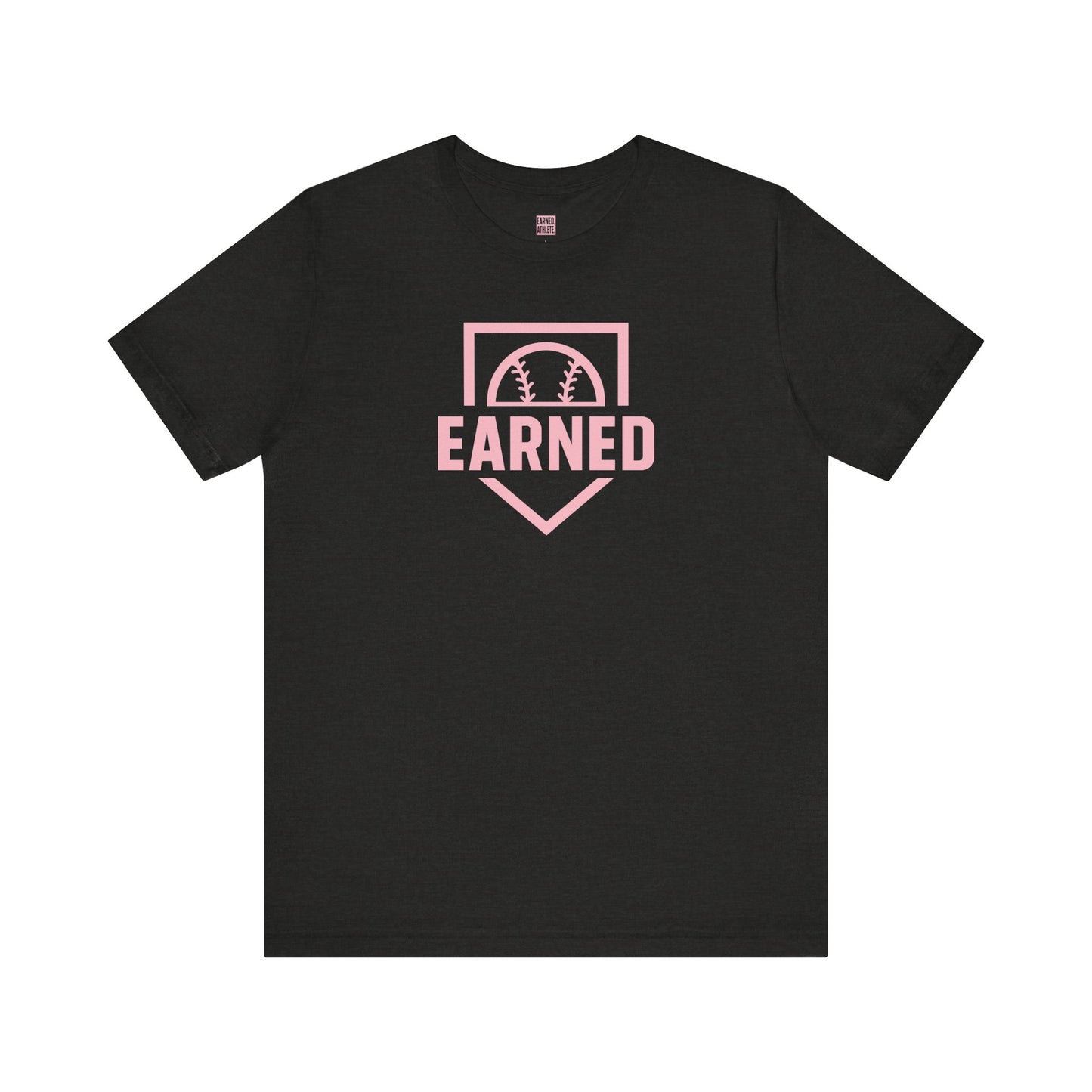 EARNED Logo Tee ( Soft Pink)
