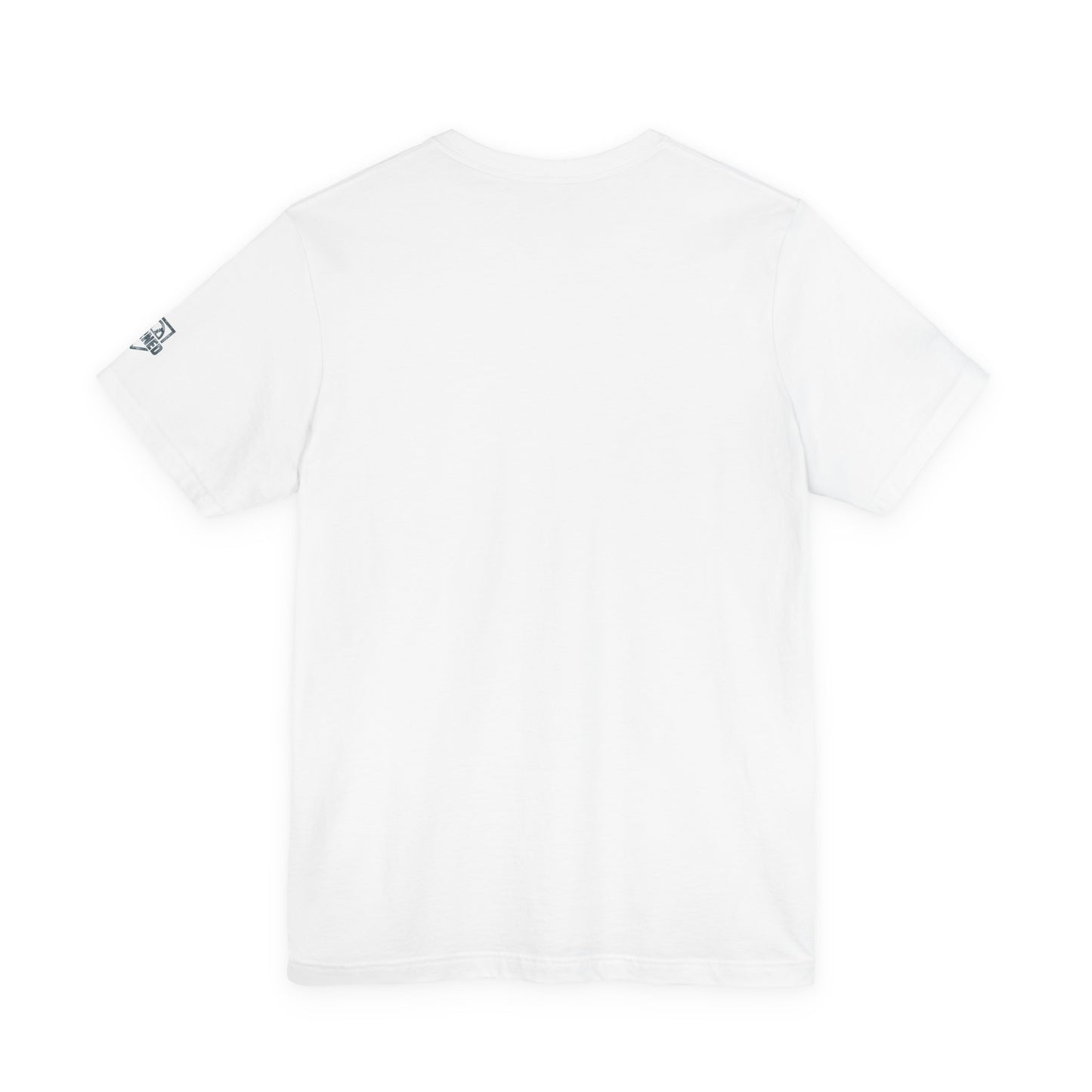 SHOWING UP ADDS UP TEE (White & Gray Camo Font)