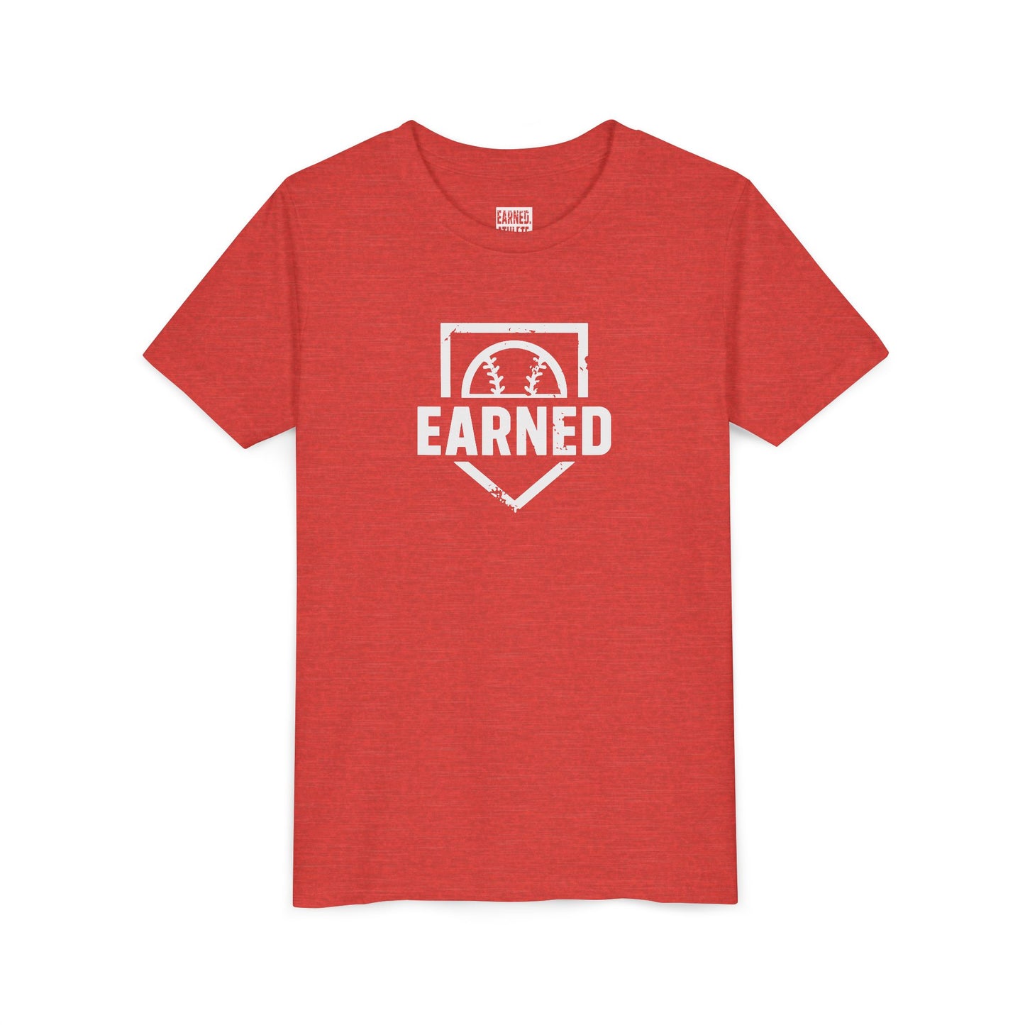 EARNED Logo Youth Tee (White Font)