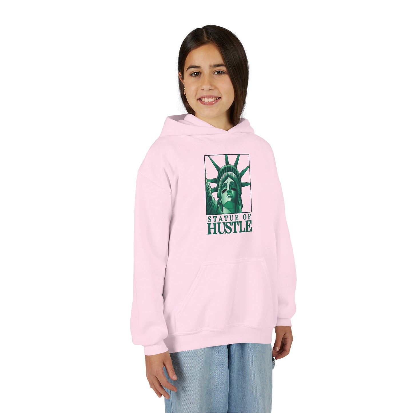STATUE OF HUSTLE Youth Hoodie - AMERICA 250 Collection
