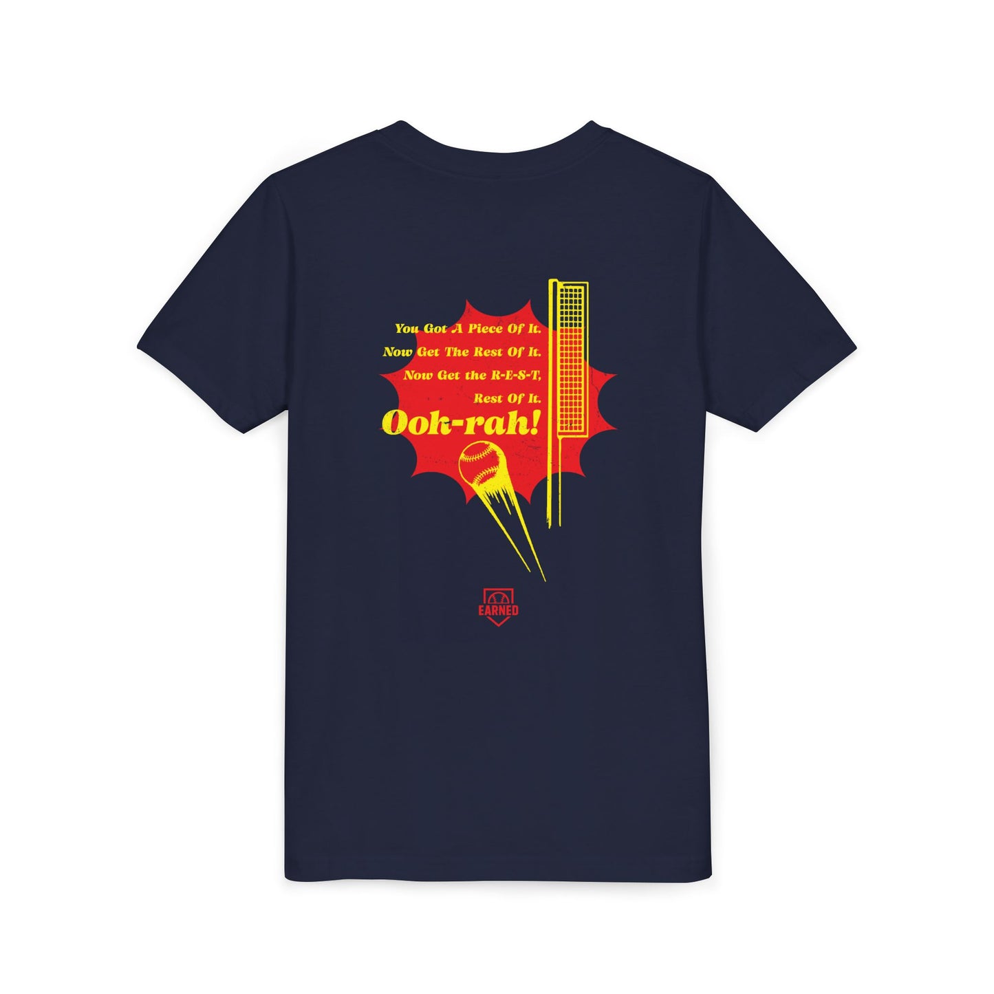 PIECE OF IT Youth Tee (Red Logo) - DUGOUT CHANT Collection
