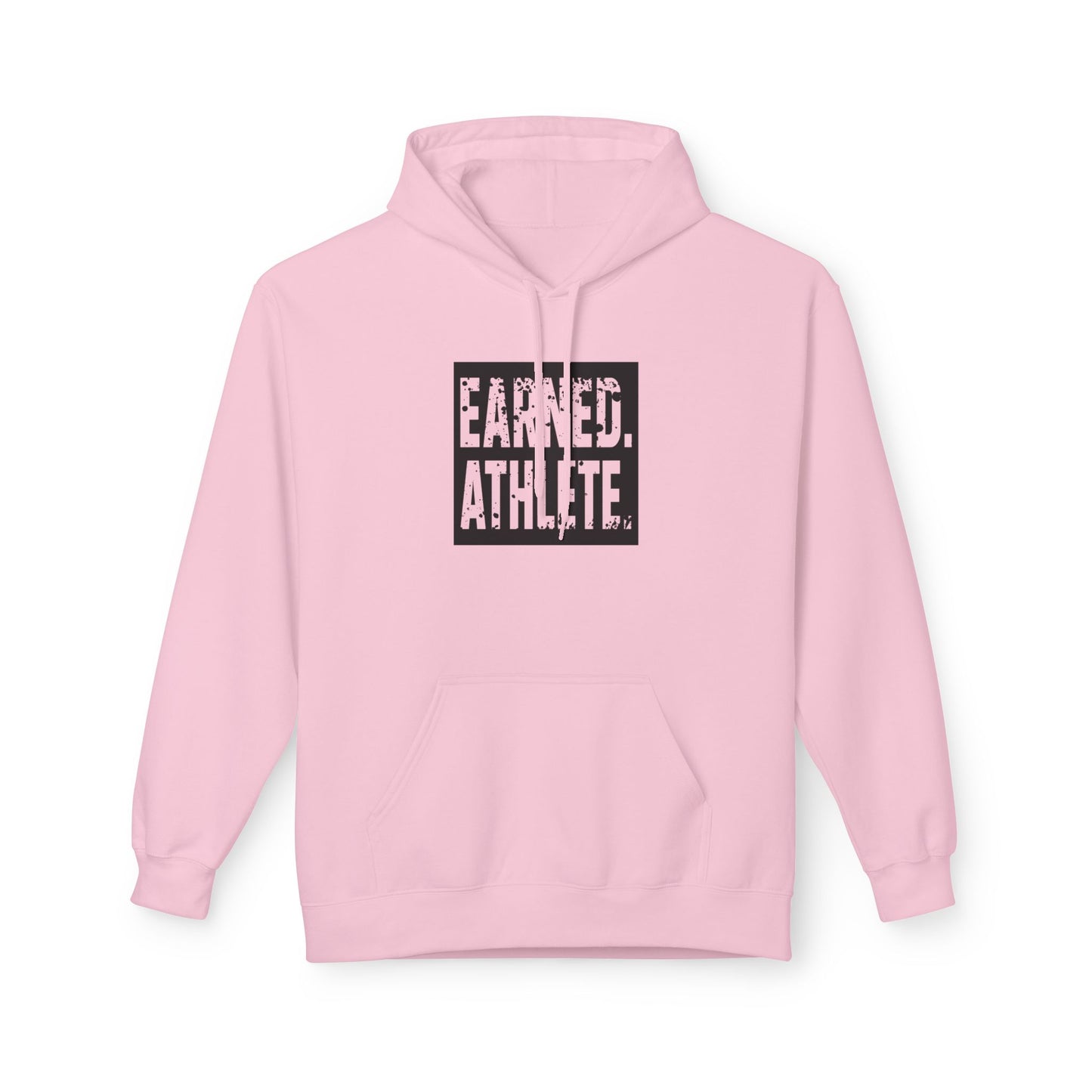 EARNED. ATHLETE. Hoodie (Black Logo)