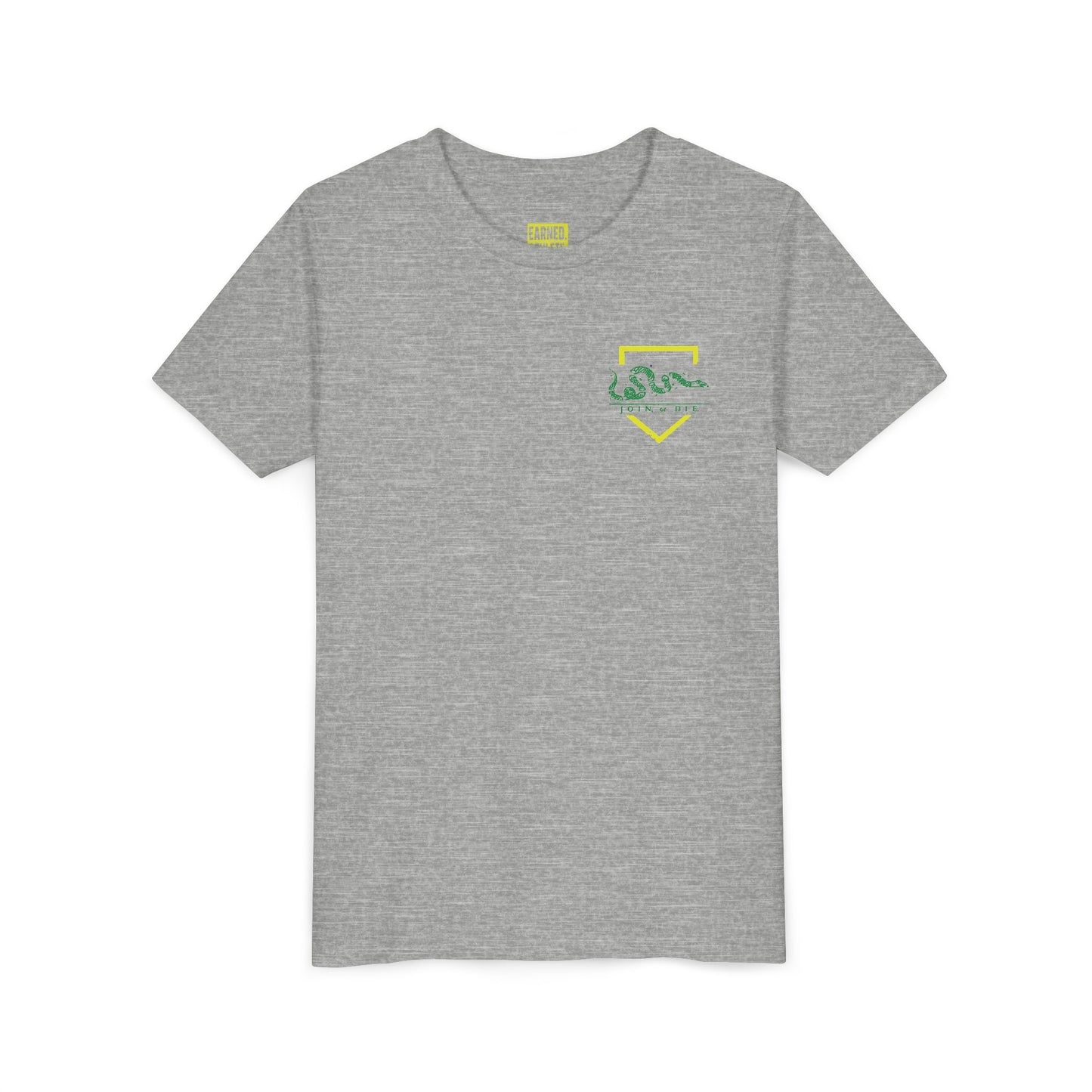 TURN TWO WITH BEN Youth Tee (Yellow Logo)