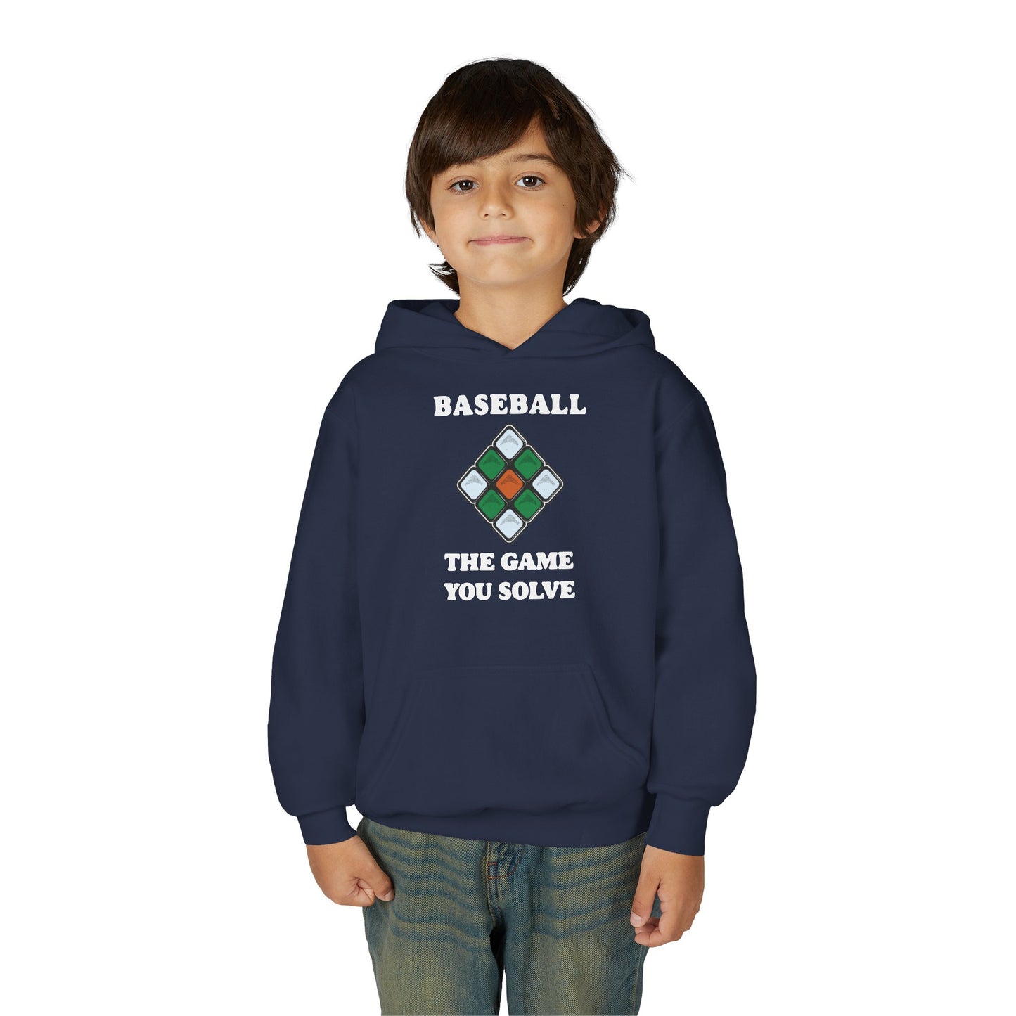 THE GAME YOU SOLVE Youth Hoodie - BASEBALL IQ Collection