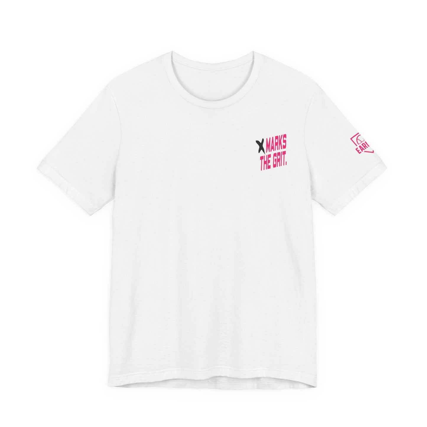 X MARKS THE GRIT Tee (Black X, Pink font)