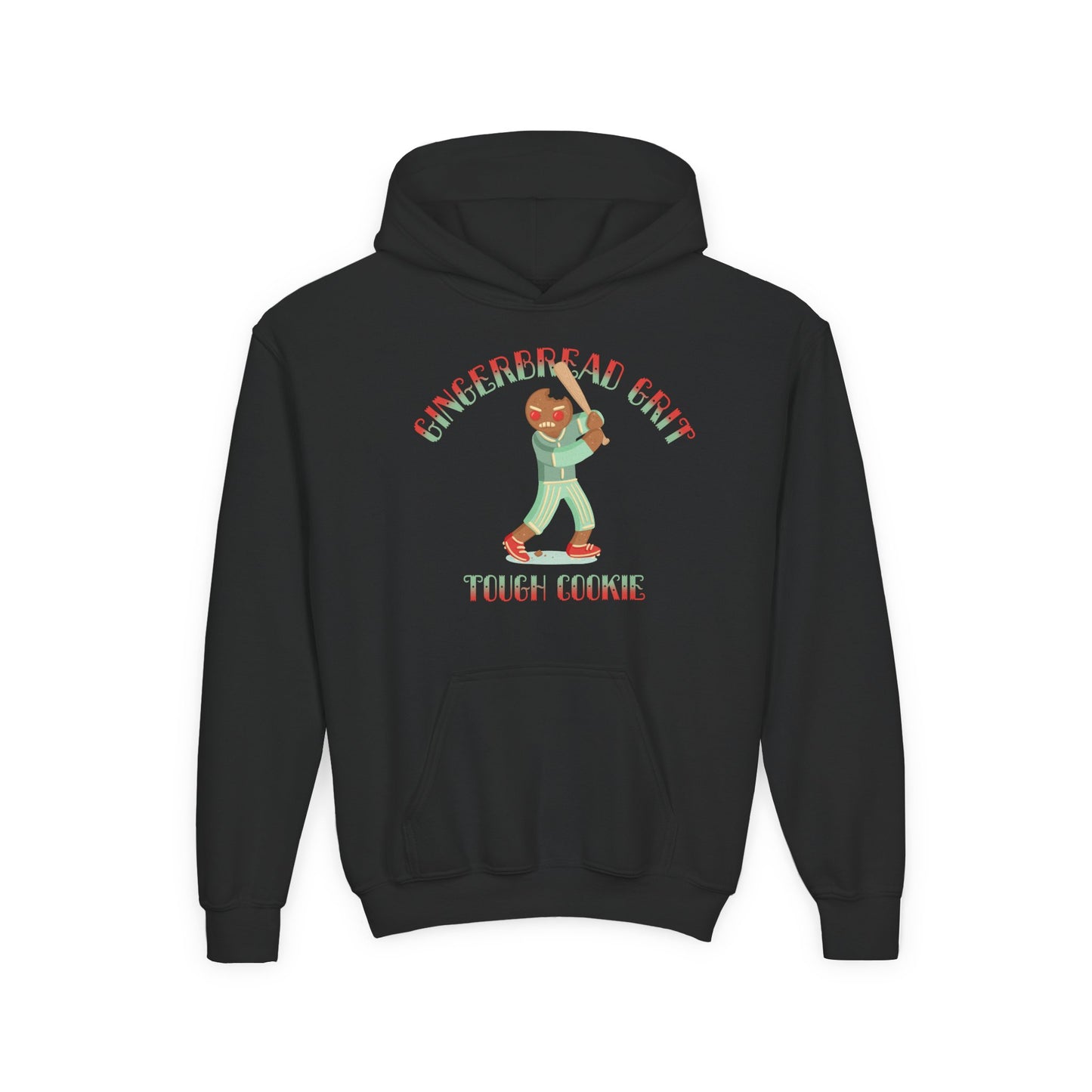 GINGERBREAD GRIT Youth Hoodie — SLEIGH SQUAD Collection