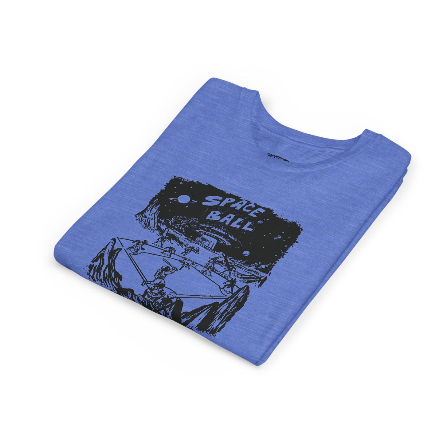 SPACE BALL: INFIELD FLY ABDUCTION Youth Tee (Black & White)