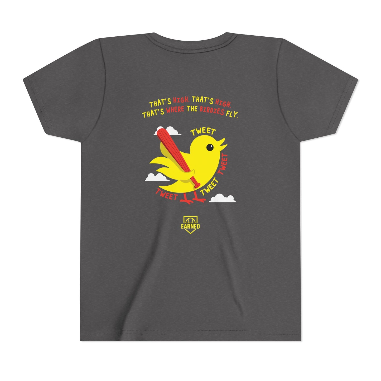 THAT'S HIGH Youth Tee (Yellow Bird) - DUGOUT CHANT Collection