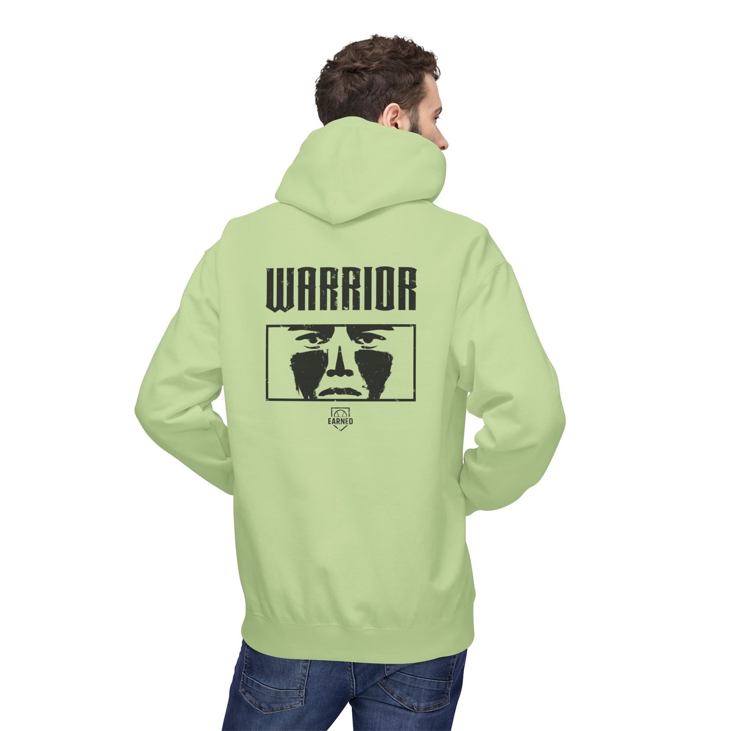 EYE BLACK NATION / WARRIOR Hoodie (Black Font)