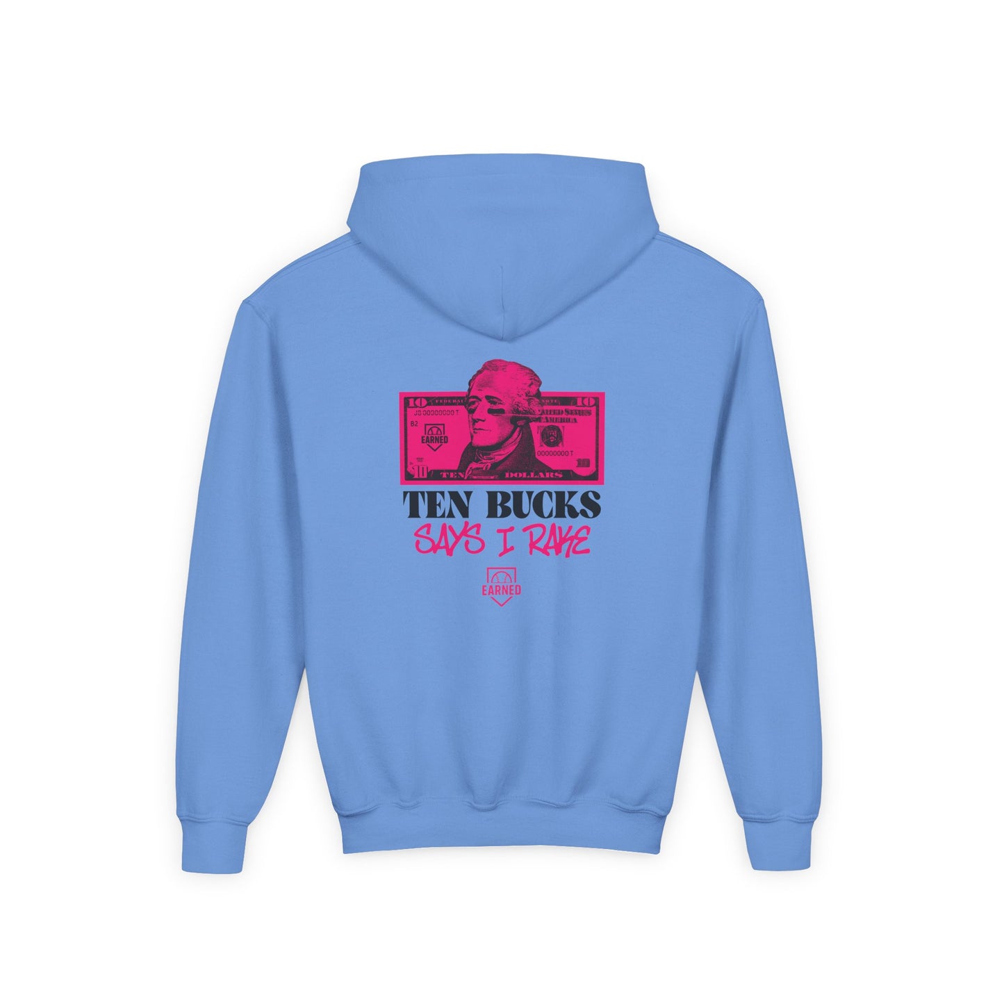 TEN BUCKS SAYS I RAKE Youth Hoodie - AMERICA 250 Collection