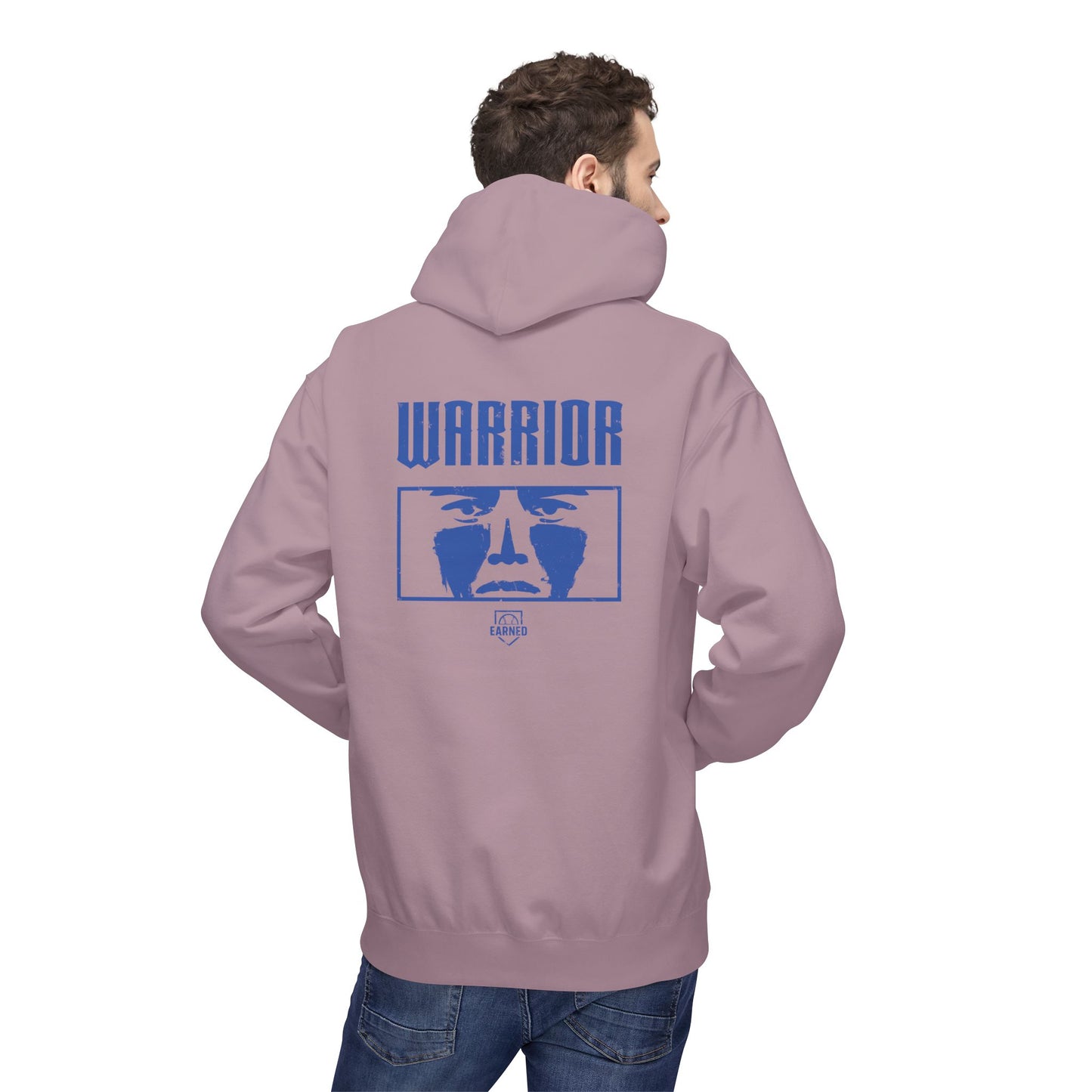 EYE BLACK NATION / WARRIOR Hoodie (Blue Font)