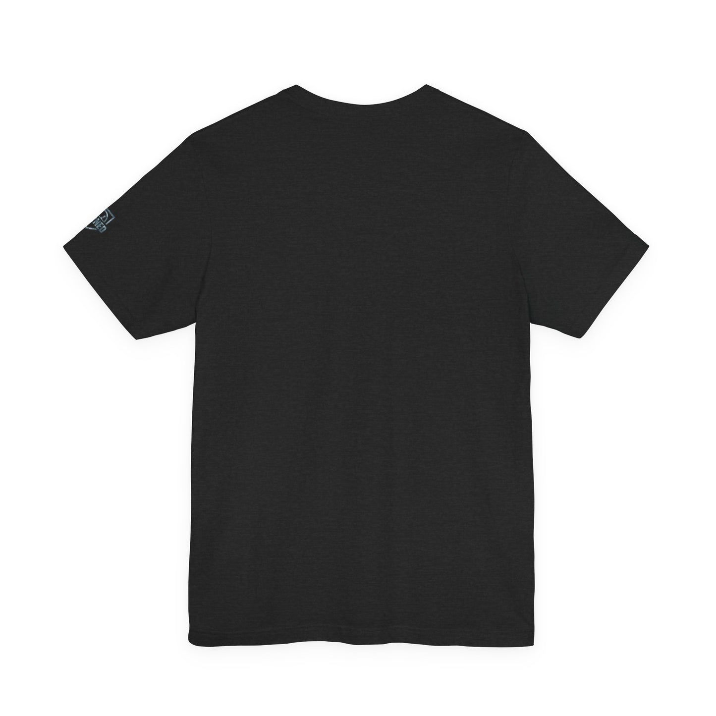 SHOWING UP ADDS UP TEE (White & Gray Camo Font)