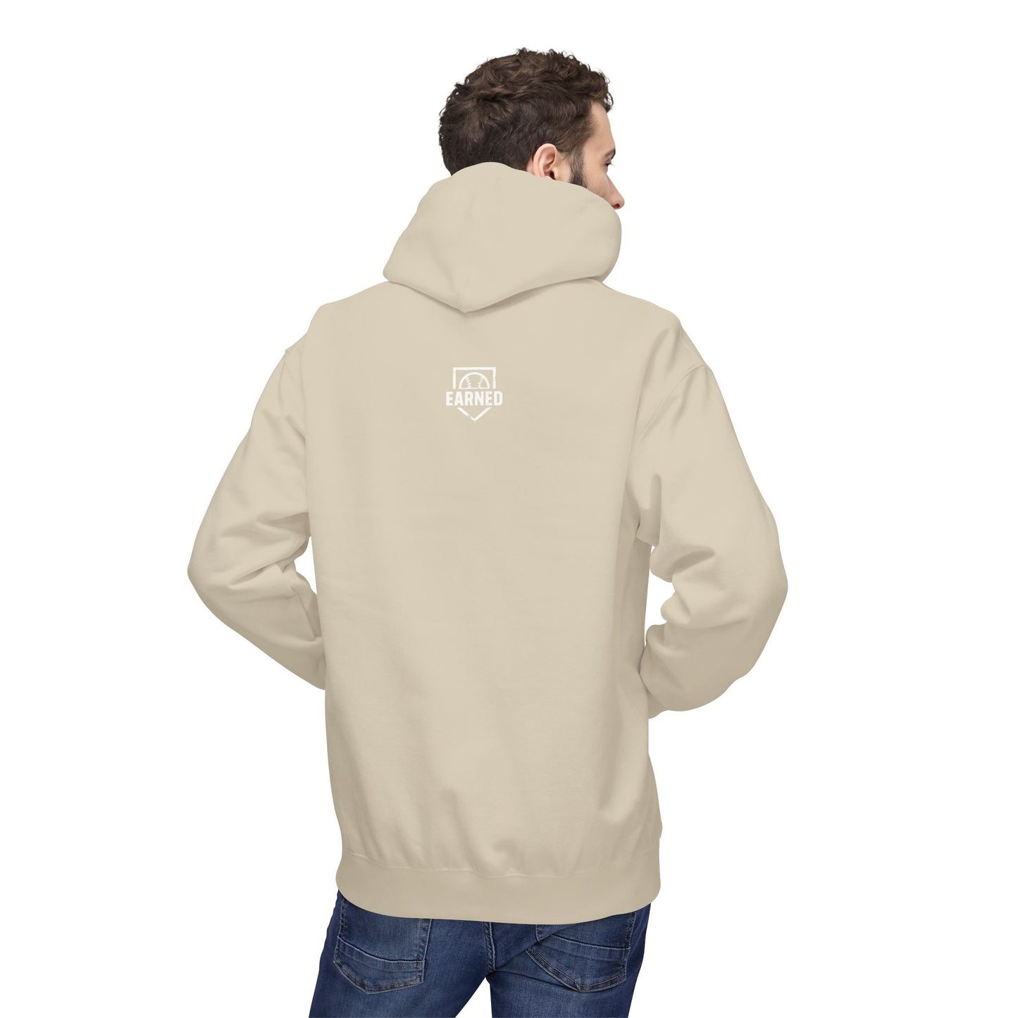 BASEBALL READY Adult Hoodie (White Font)