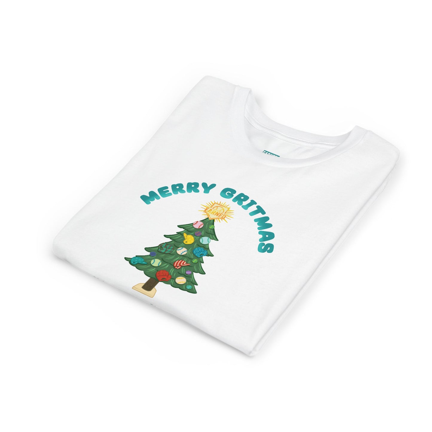 MERRY GRITMAS Youth Tee - SLEIGH SQUAD Collection