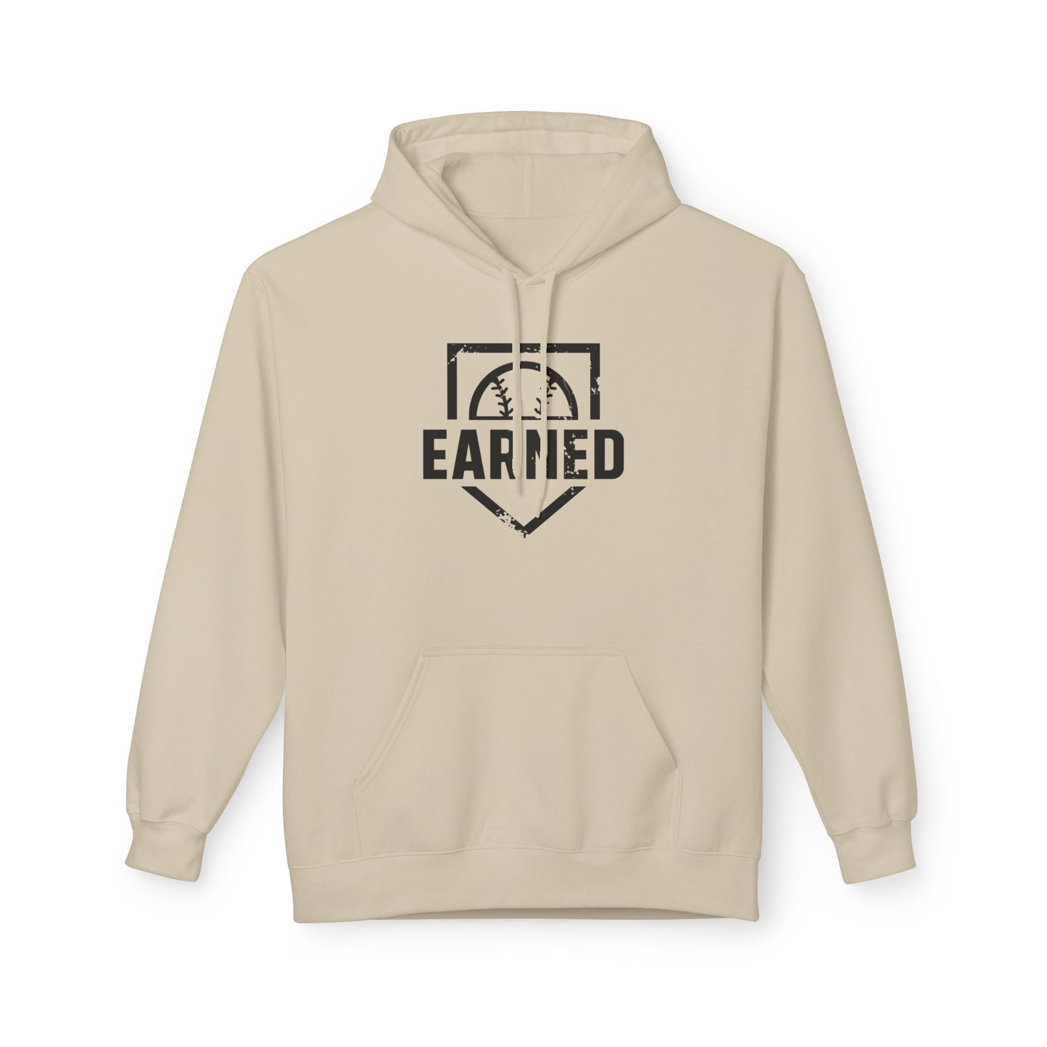 EARNED Logo Hoodie (Black Font)