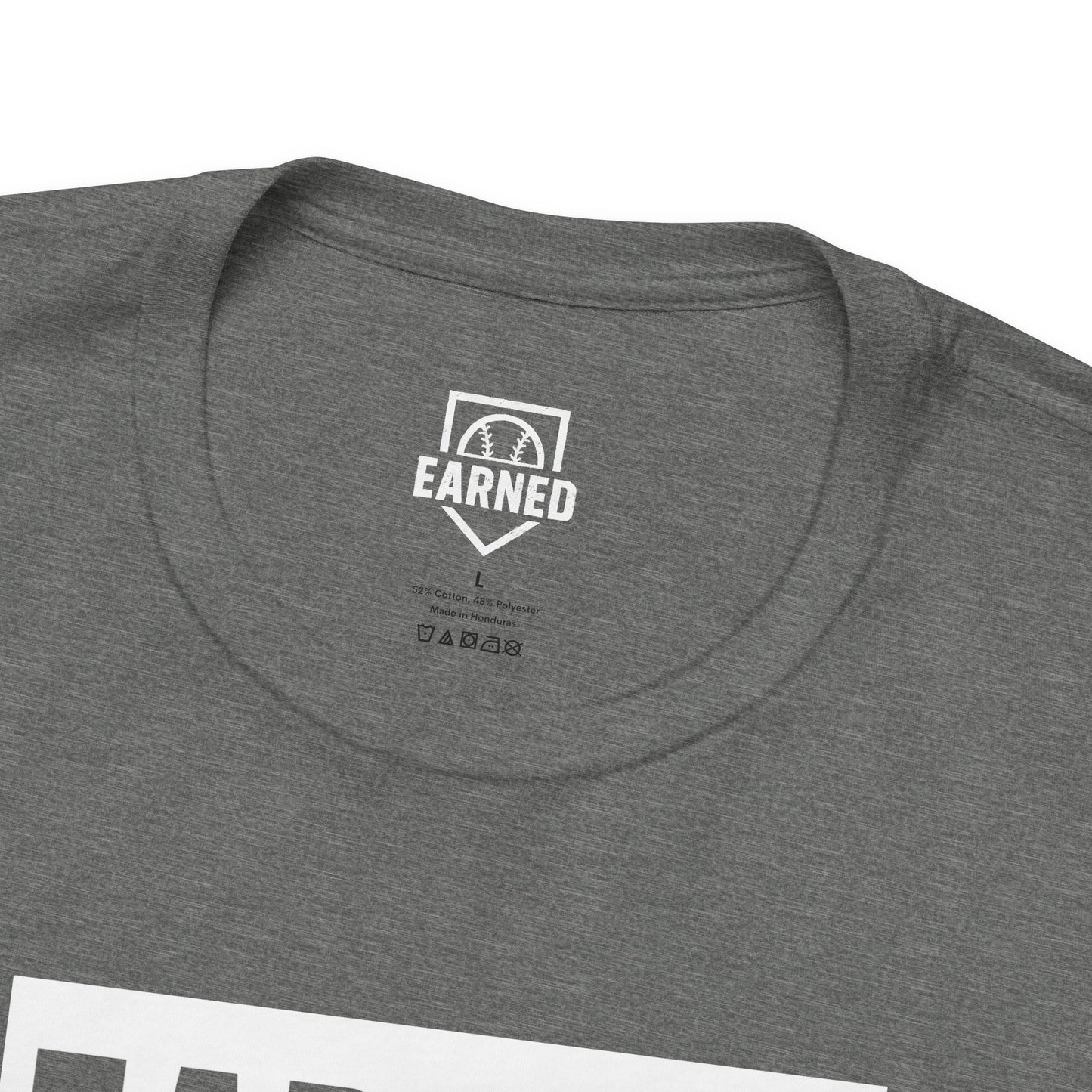 EARNED. ATHLETE. Tee (White Font)