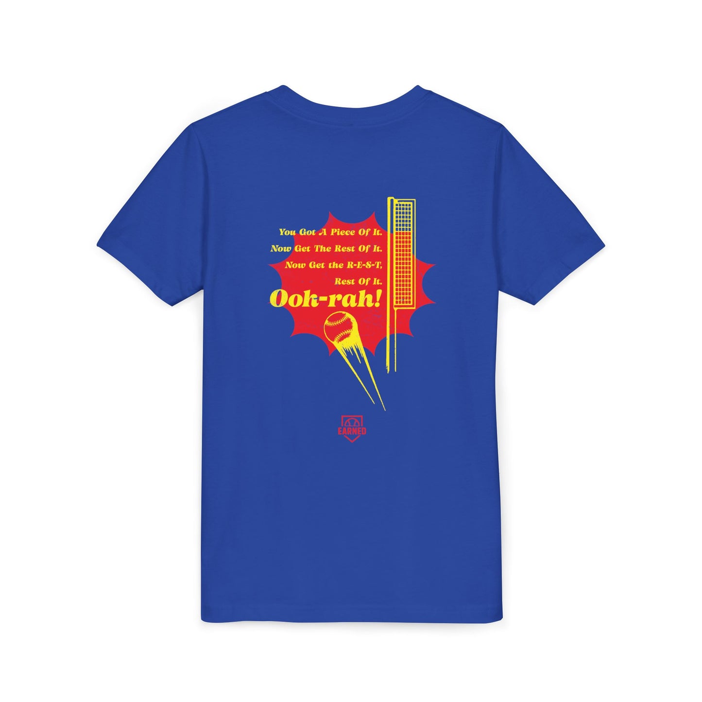 PIECE OF IT Youth Tee (Red Logo) - DUGOUT CHANT Collection