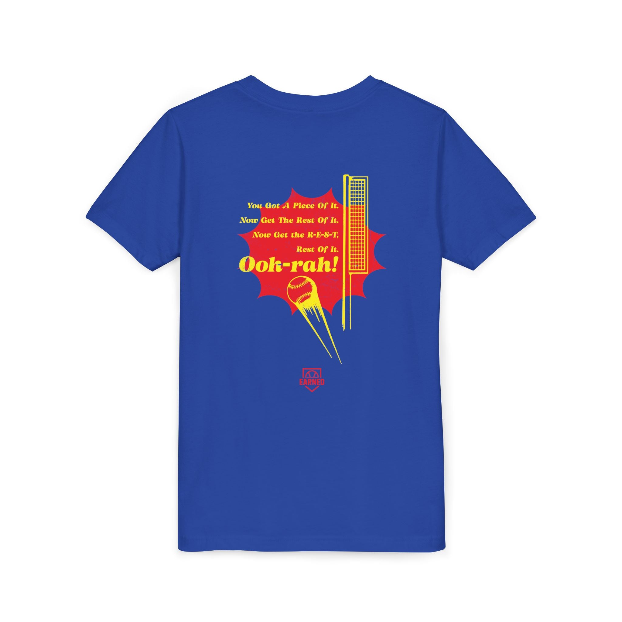 PIECE OF IT Youth Tee (Red Logo) - DUGOUT CHANT Collection