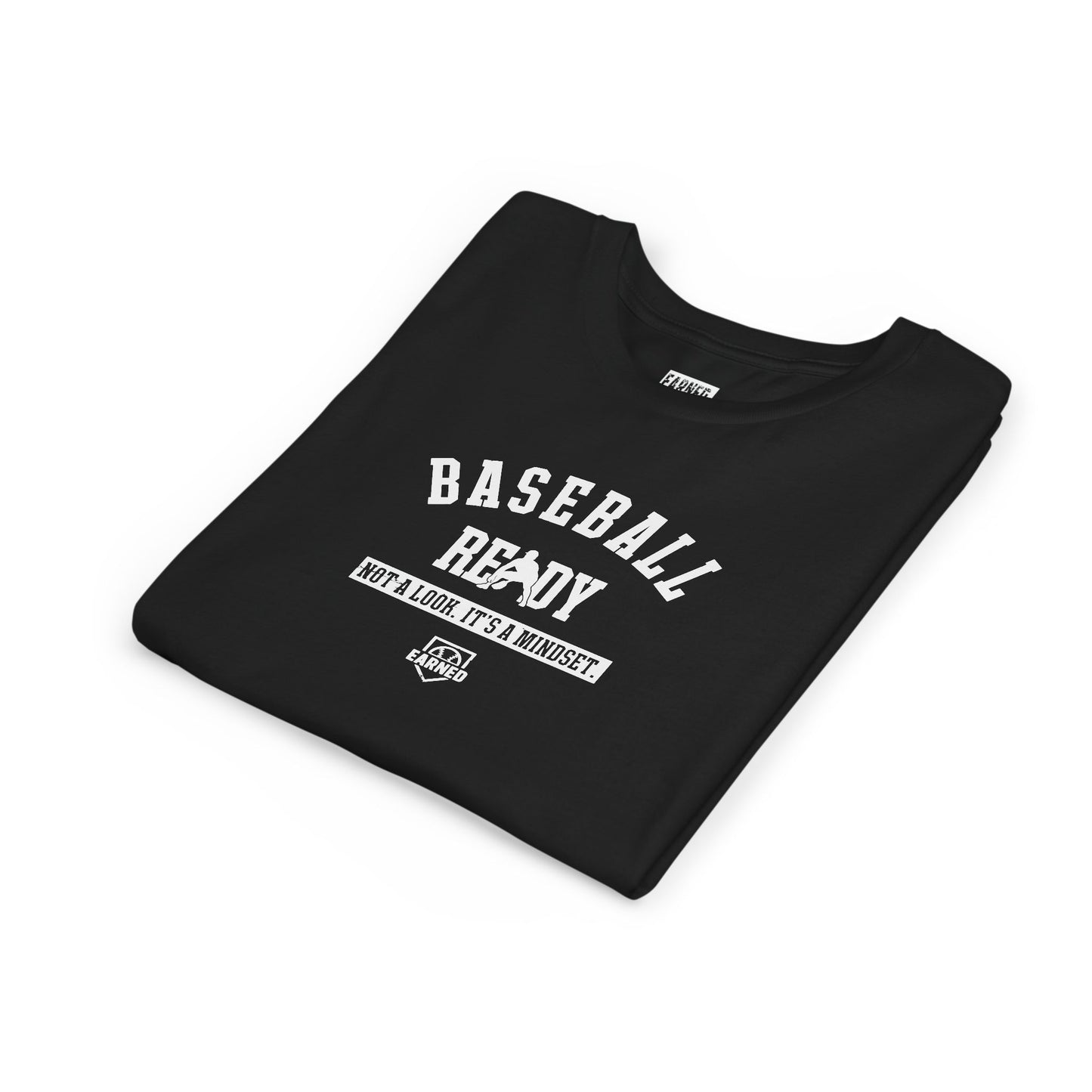 BASEBALL READY Youth Tee (White Font)
