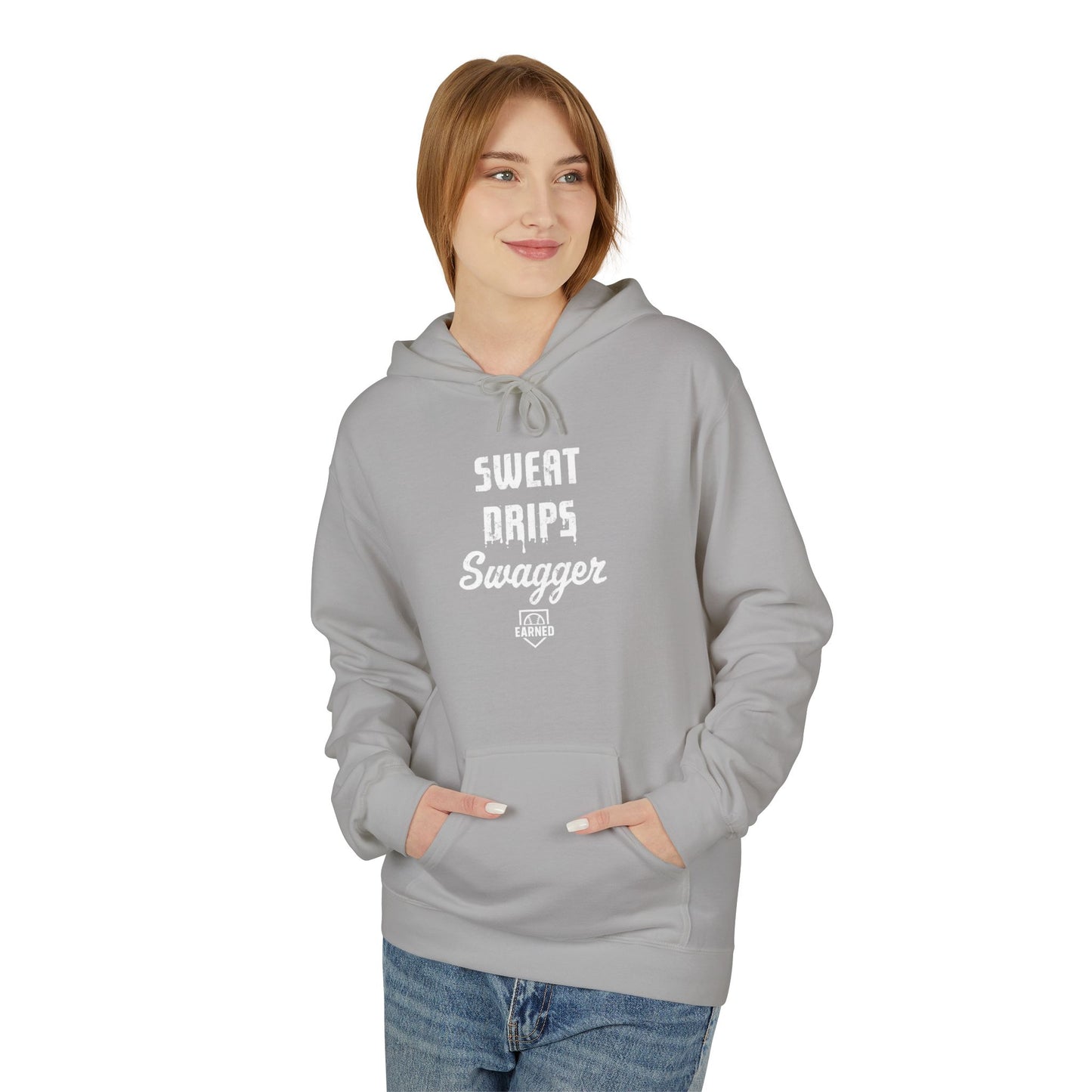 SWEAT DRIPS SWAGGER Hoodie (White Font)