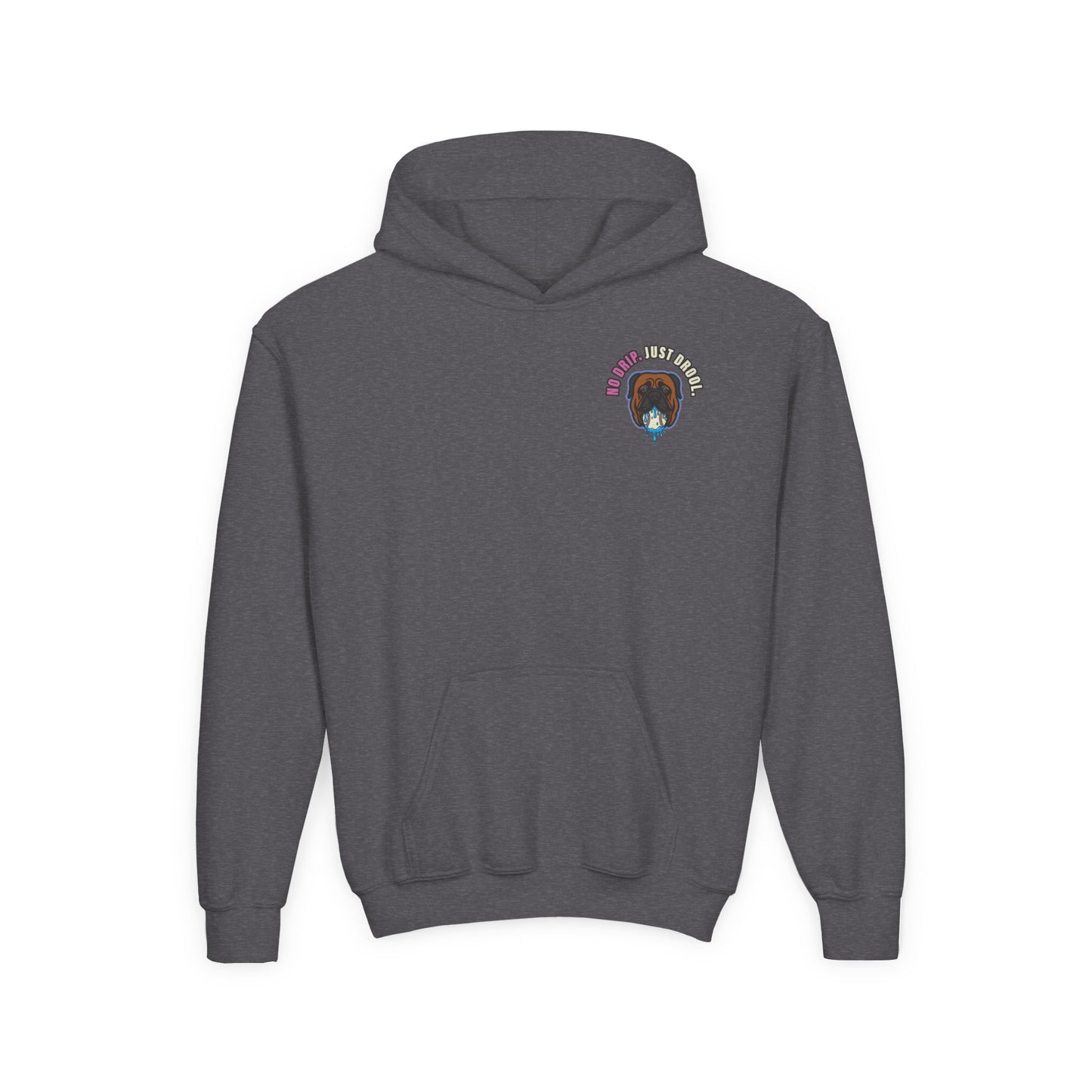 NO DRIP. JUST DROOL. Youth Hoodie - BARK PARK Collection