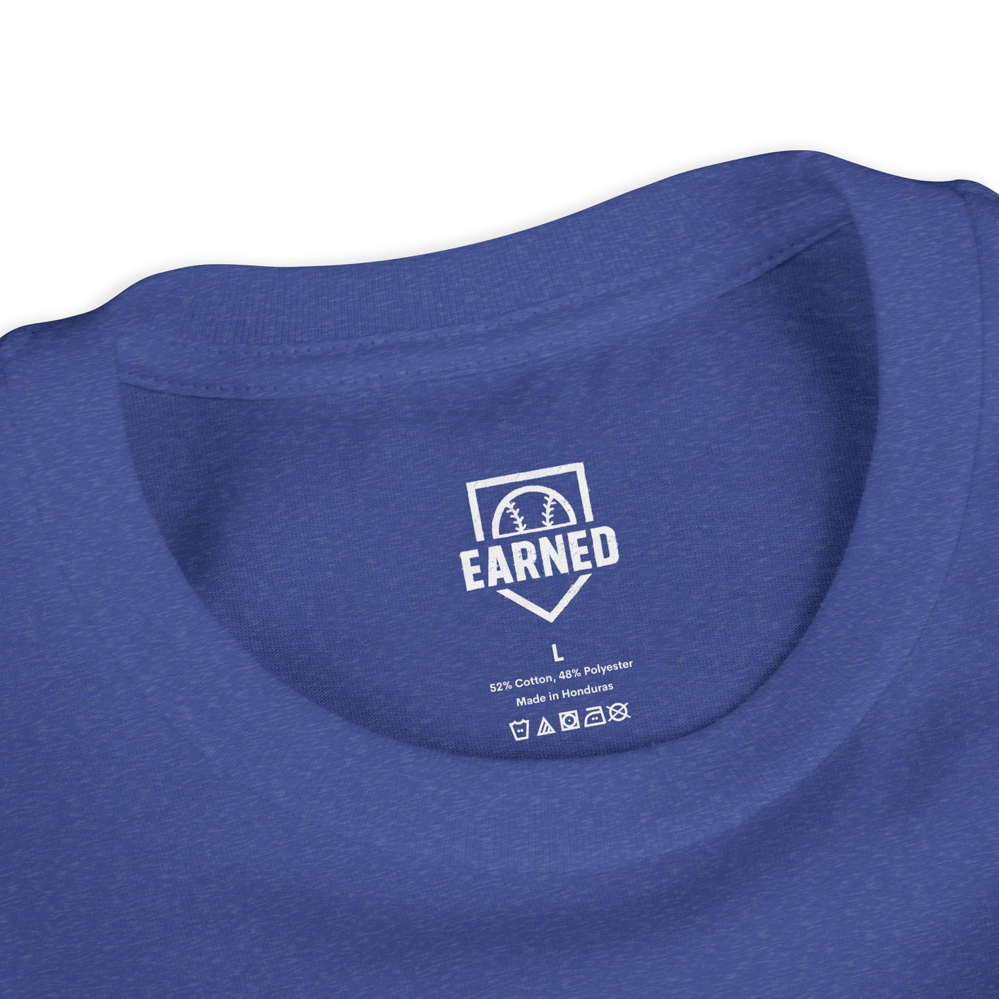EARNED. ATHLETE. Youth Tee (White Font)