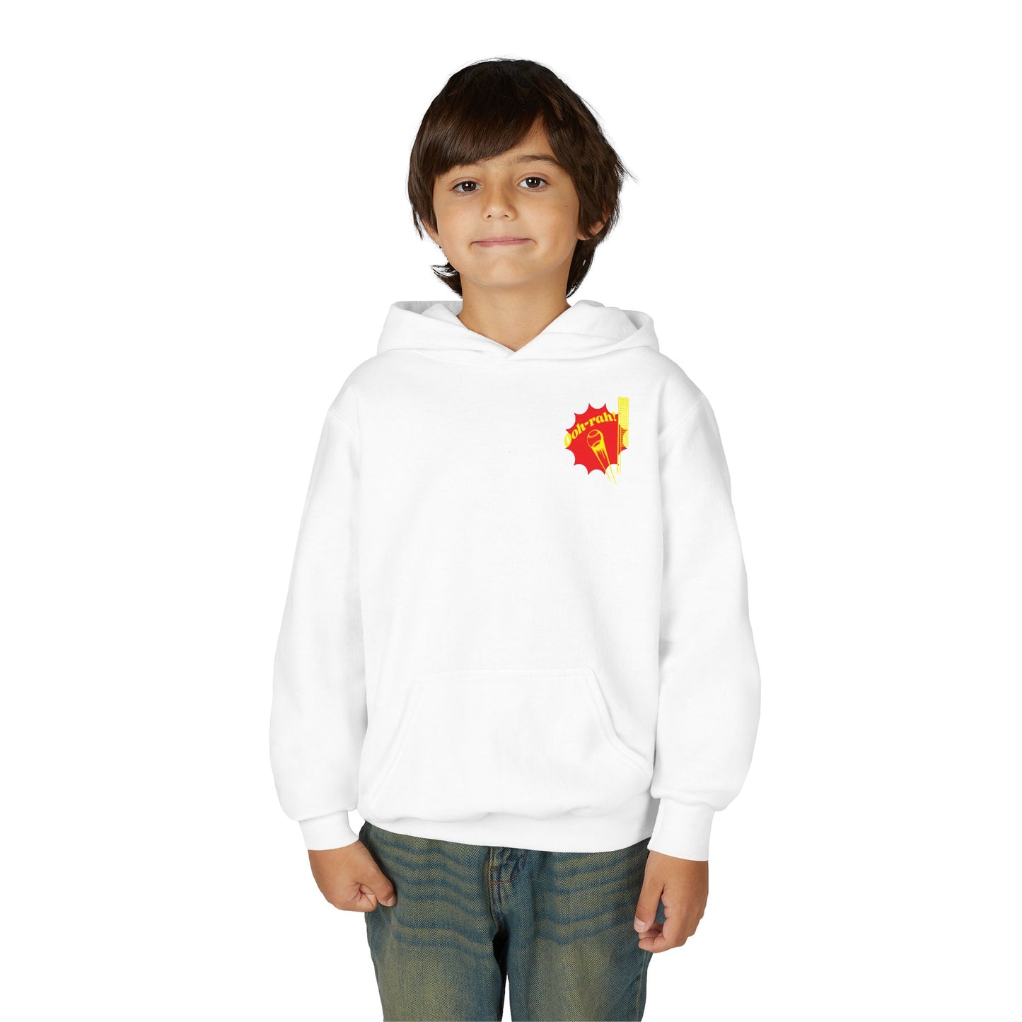 PIECE OF IT Youth Hoodie (Red Logo) - DUGOUT CHANT Collection