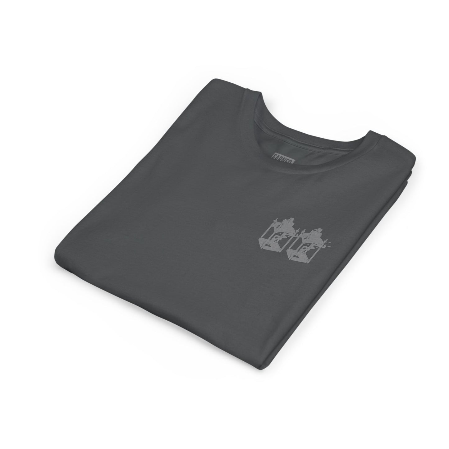 ONE IF BY LAND, TWO IF IT'S A DOUBLE Youth Tee (Paul Revere Grey)