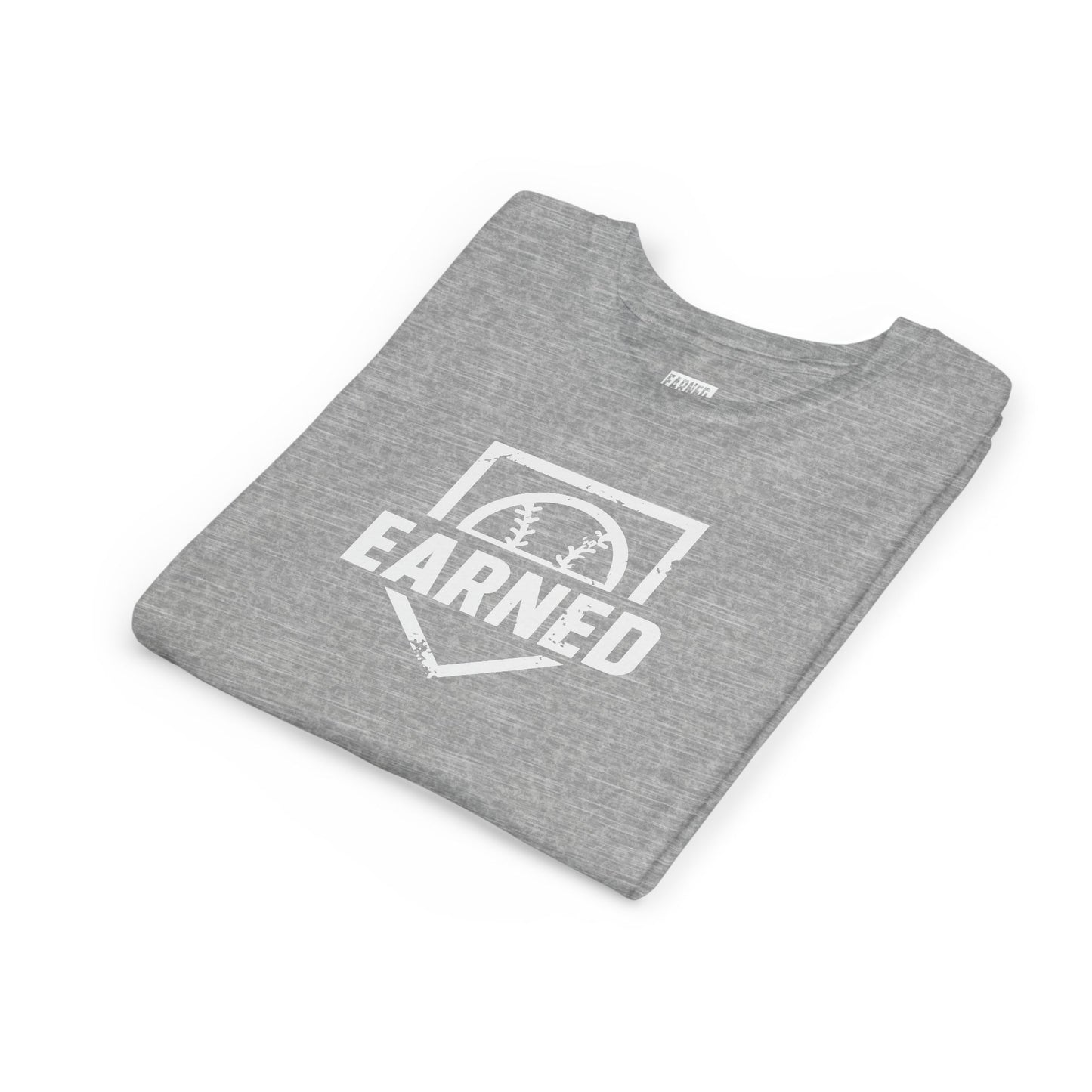 EARNED Logo Youth Tee (White Font)