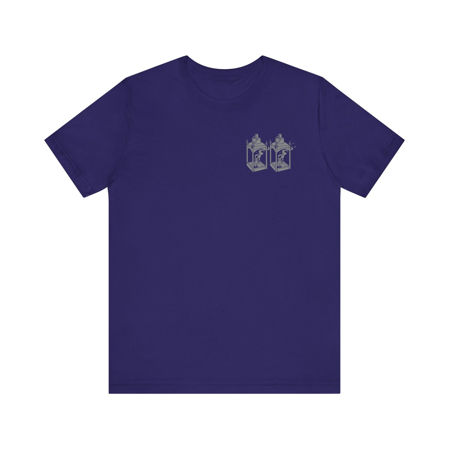 ONE IF BY LAND, TWO IF IT'S A DOUBLE Tee (Gray Font)