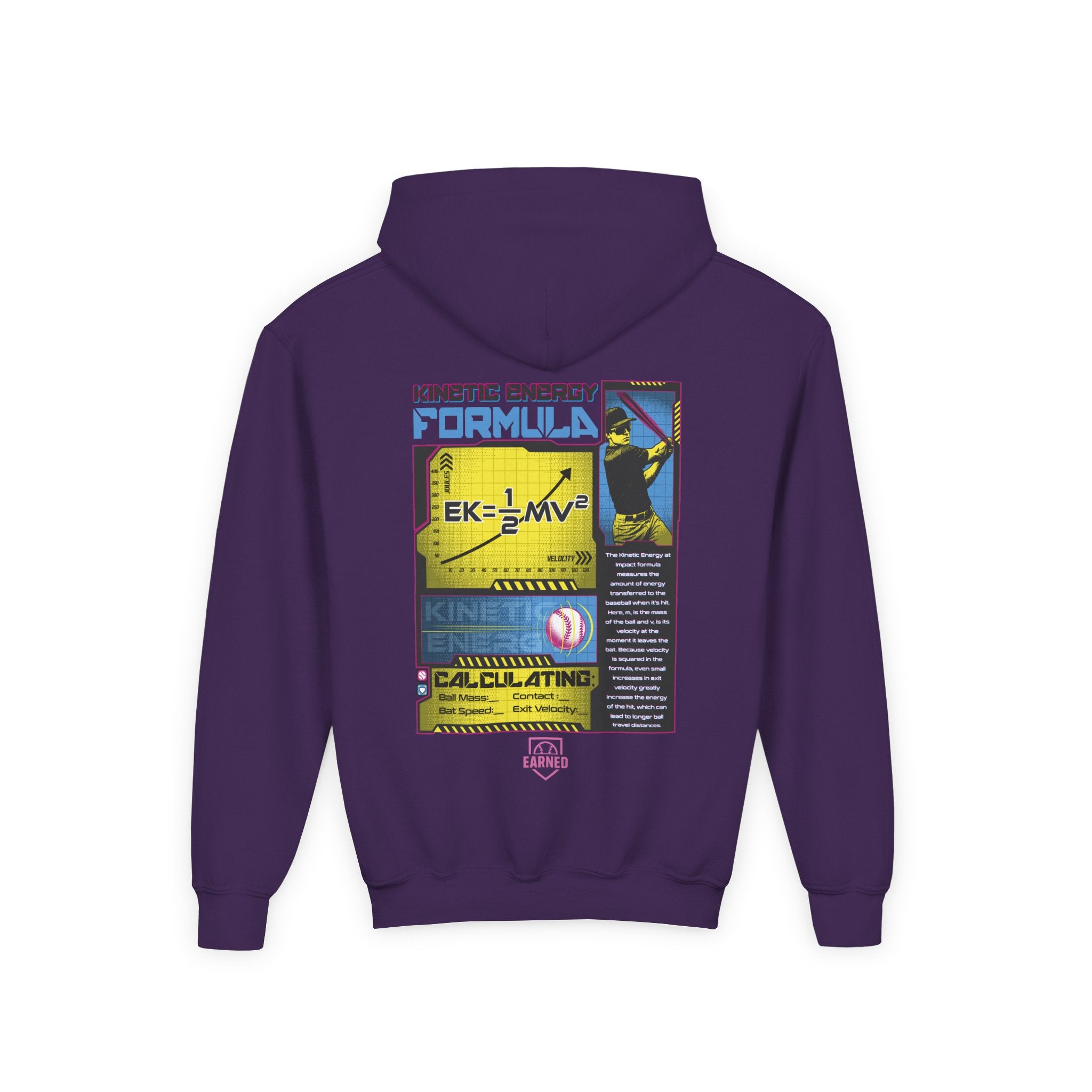 KINTEIC ENERGY FORMULA Youth Hoodie - BASEBALL IQ Collection