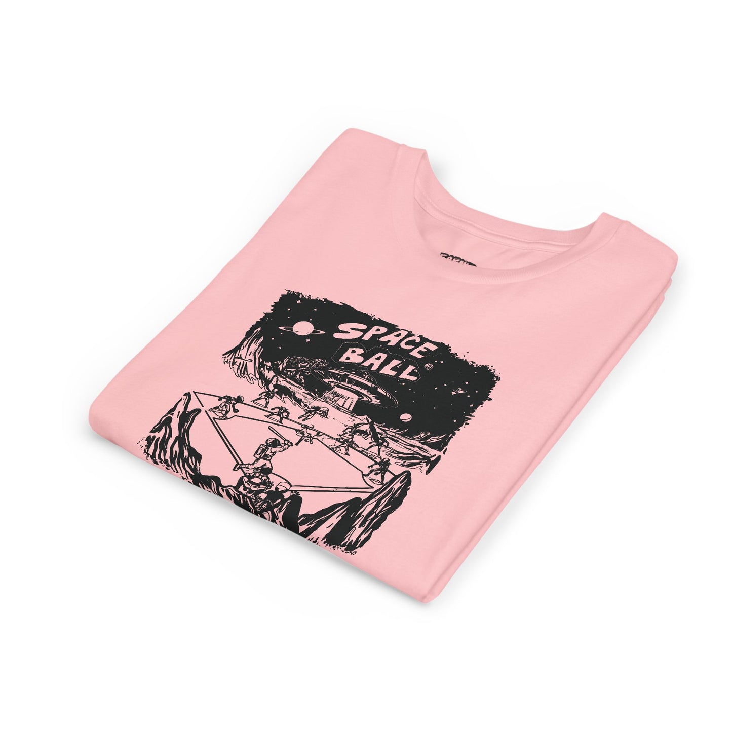 SPACE BALL: INFIELD FLY ABDUCTION Youth Tee (Black & White)