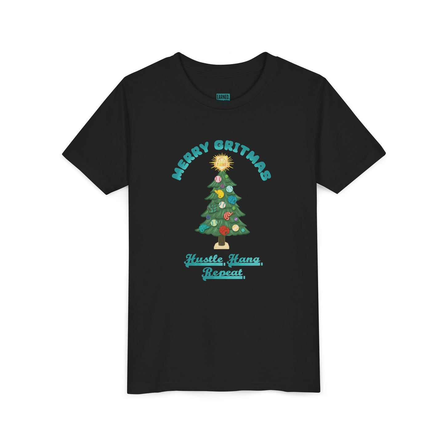 MERRY GRITMAS Youth Tee - SLEIGH SQUAD Collection