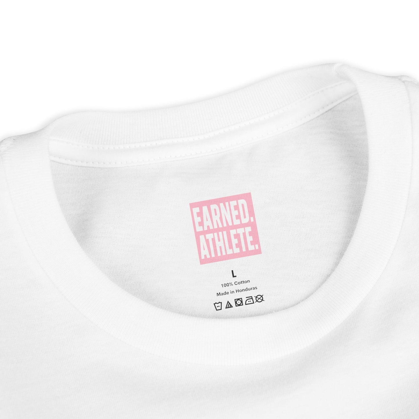 CAGE WORK MAKES GAME WORK Youth Tee (Pink Font)