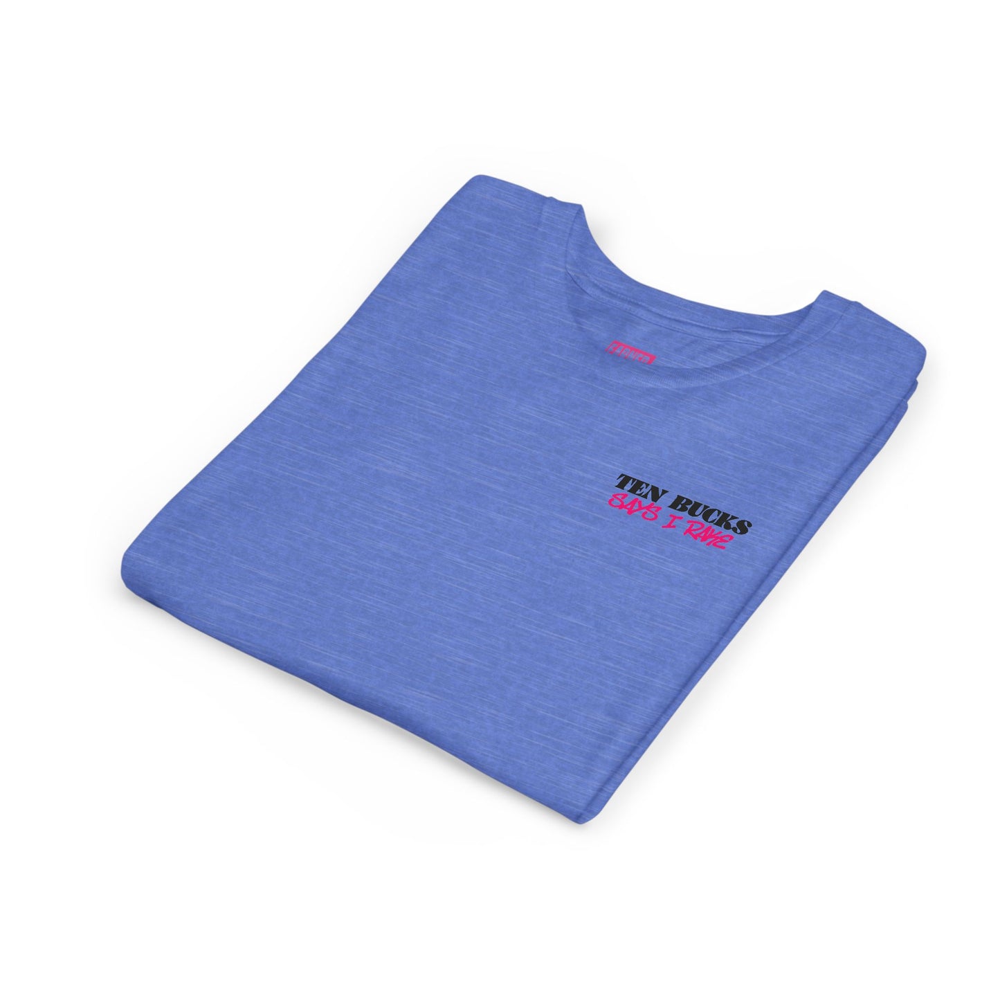TEN BUCKS SAYS I RAKE Youth Tee (Pink Logo)