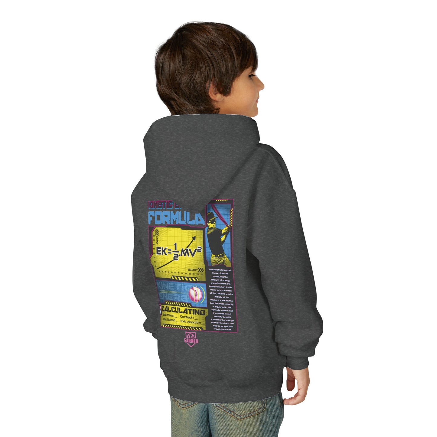 KINTEIC ENERGY FORMULA Youth Hoodie - BASEBALL IQ Collection