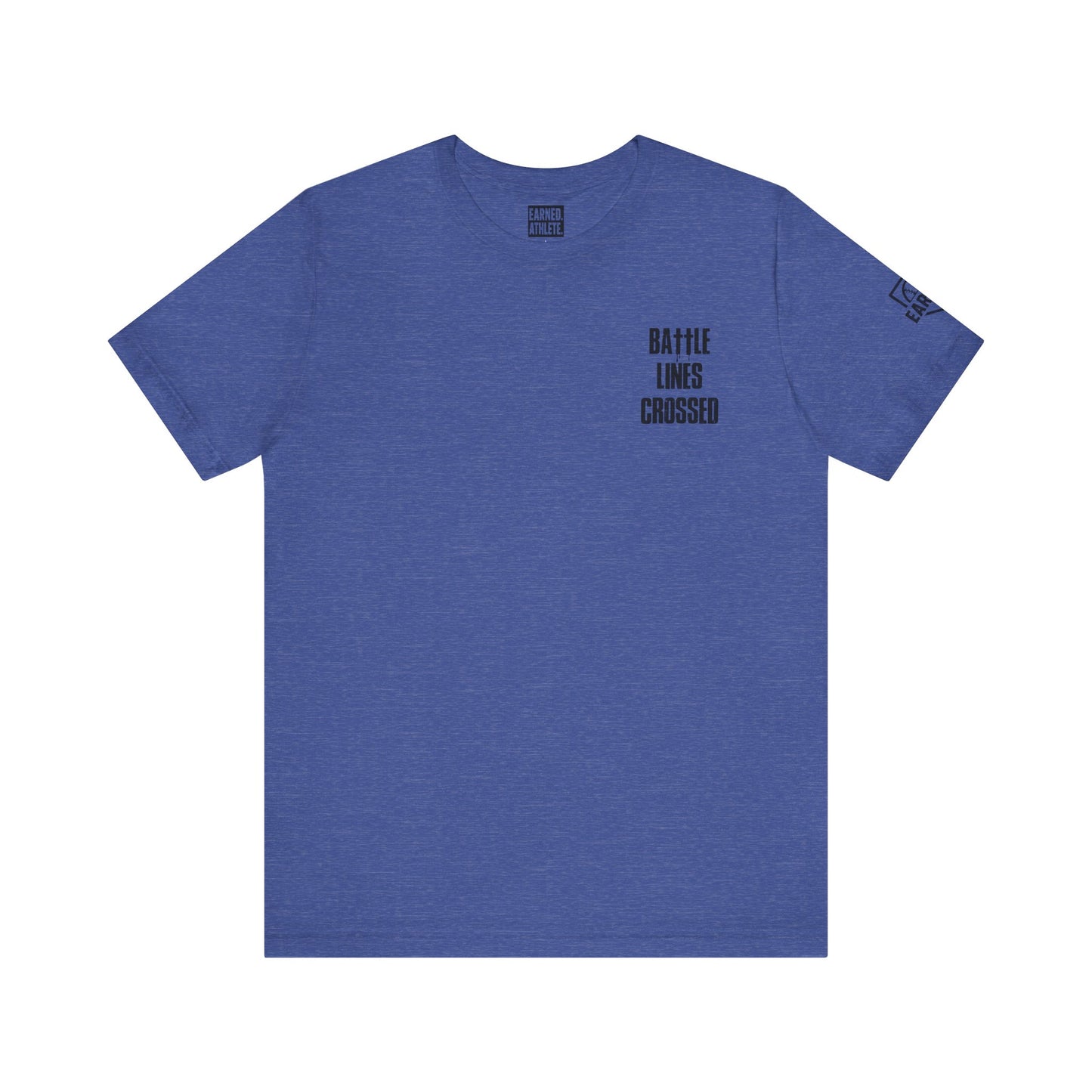 BATTLE LINES CROSSED Tee (Black Font)