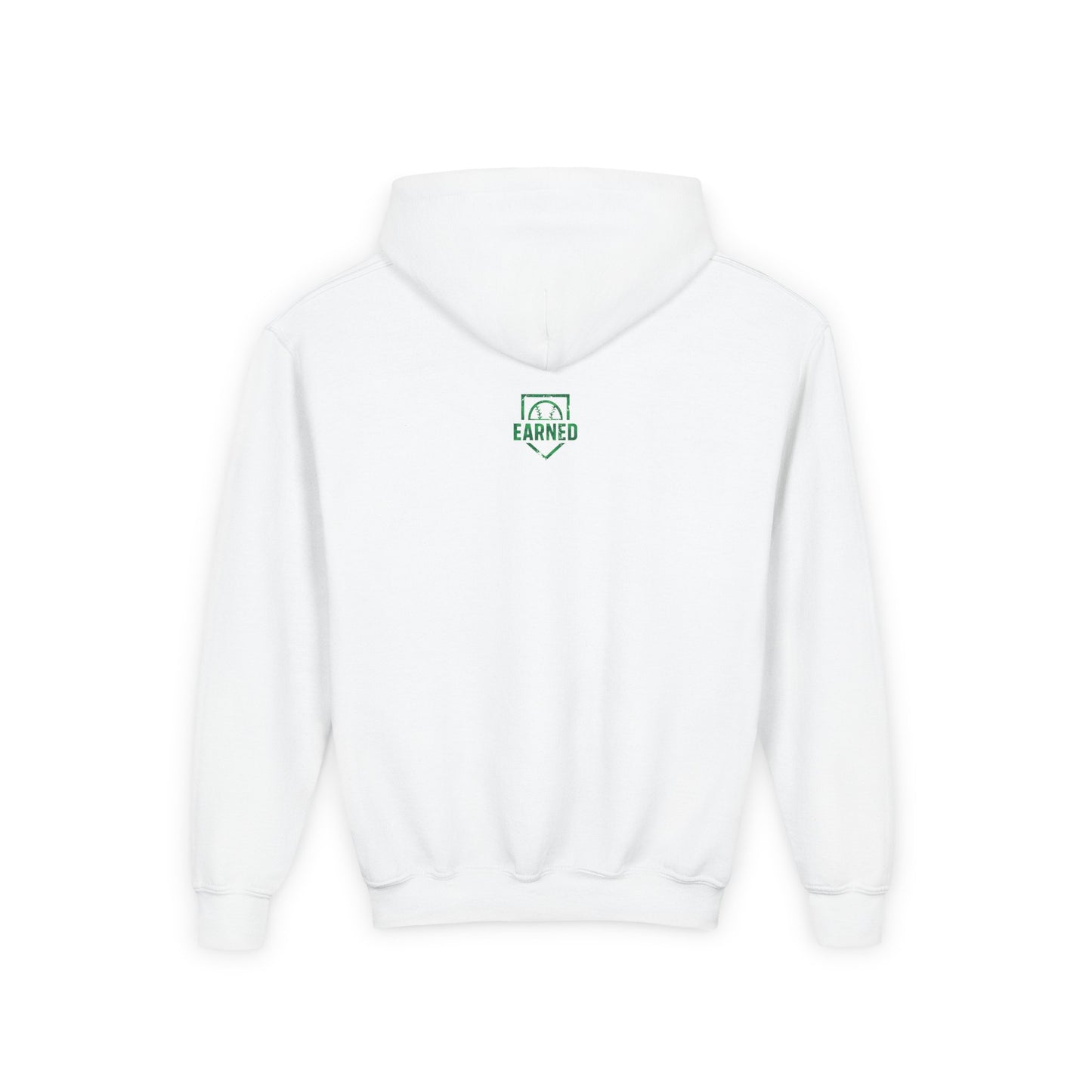 SHOWING UP ADDS UP Youth Hoodie (Green Camo Logo)