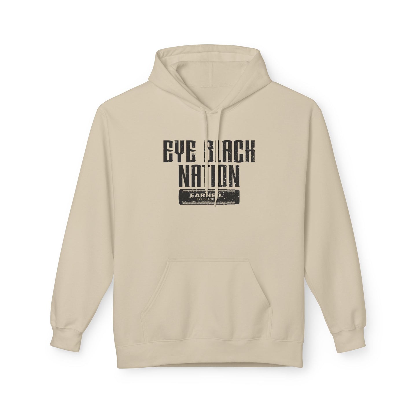 EYE BLACK NATION / WARRIOR Hoodie (Black Font)