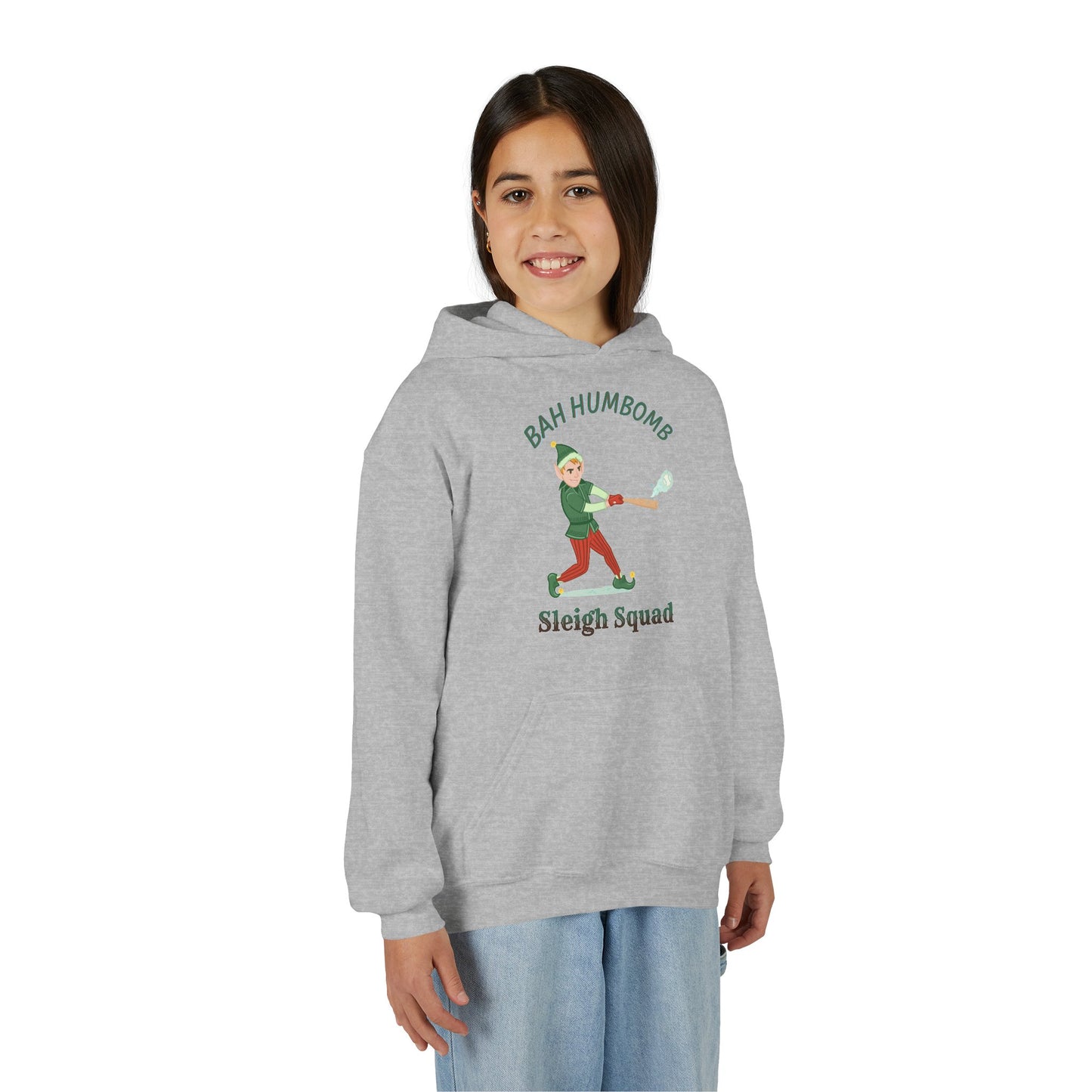 BAH HUMBOMB Youth Hoodie - SLEIGH SQUAD Collection