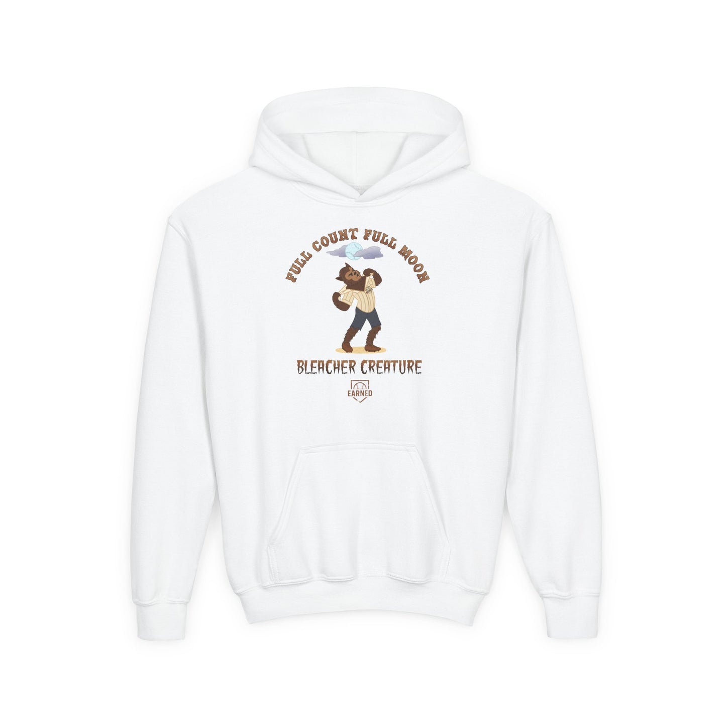 FULL COUNT FULL MOON Youth Hoodie - BLEACHER CREATURE Collection