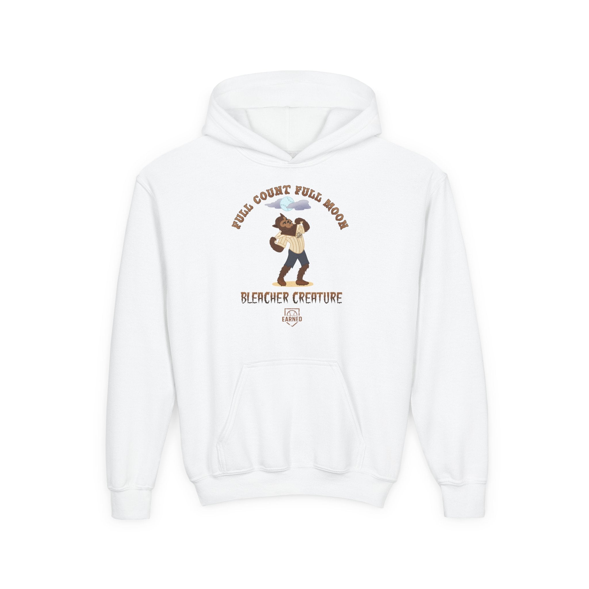 FULL COUNT FULL MOON Youth Hoodie - BLEACHER CREATURE Collection