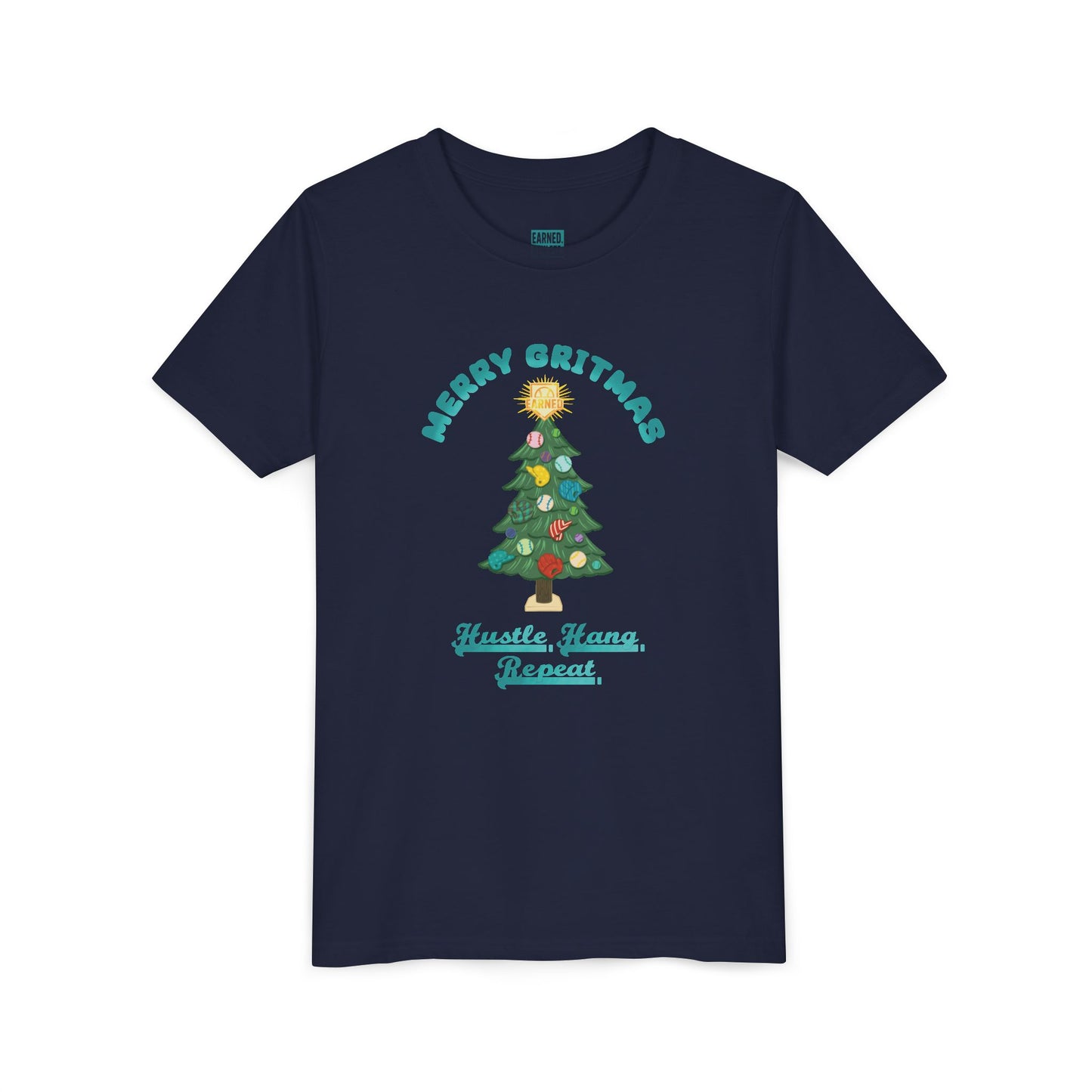 MERRY GRITMAS Youth Tee - SLEIGH SQUAD Collection