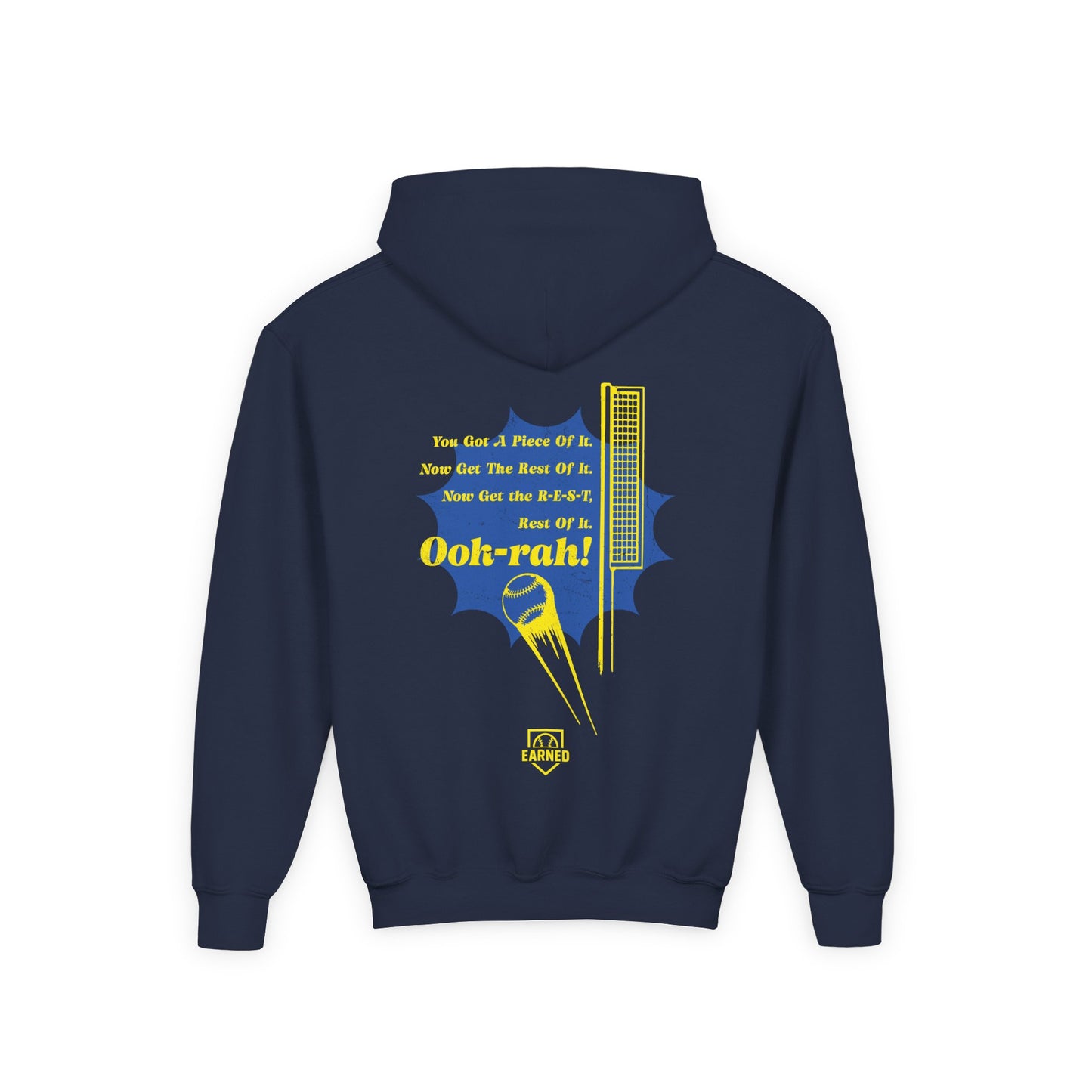 PIECE OF IT Youth Tee (Blue Logo) - DUGOUT CHANT Collection